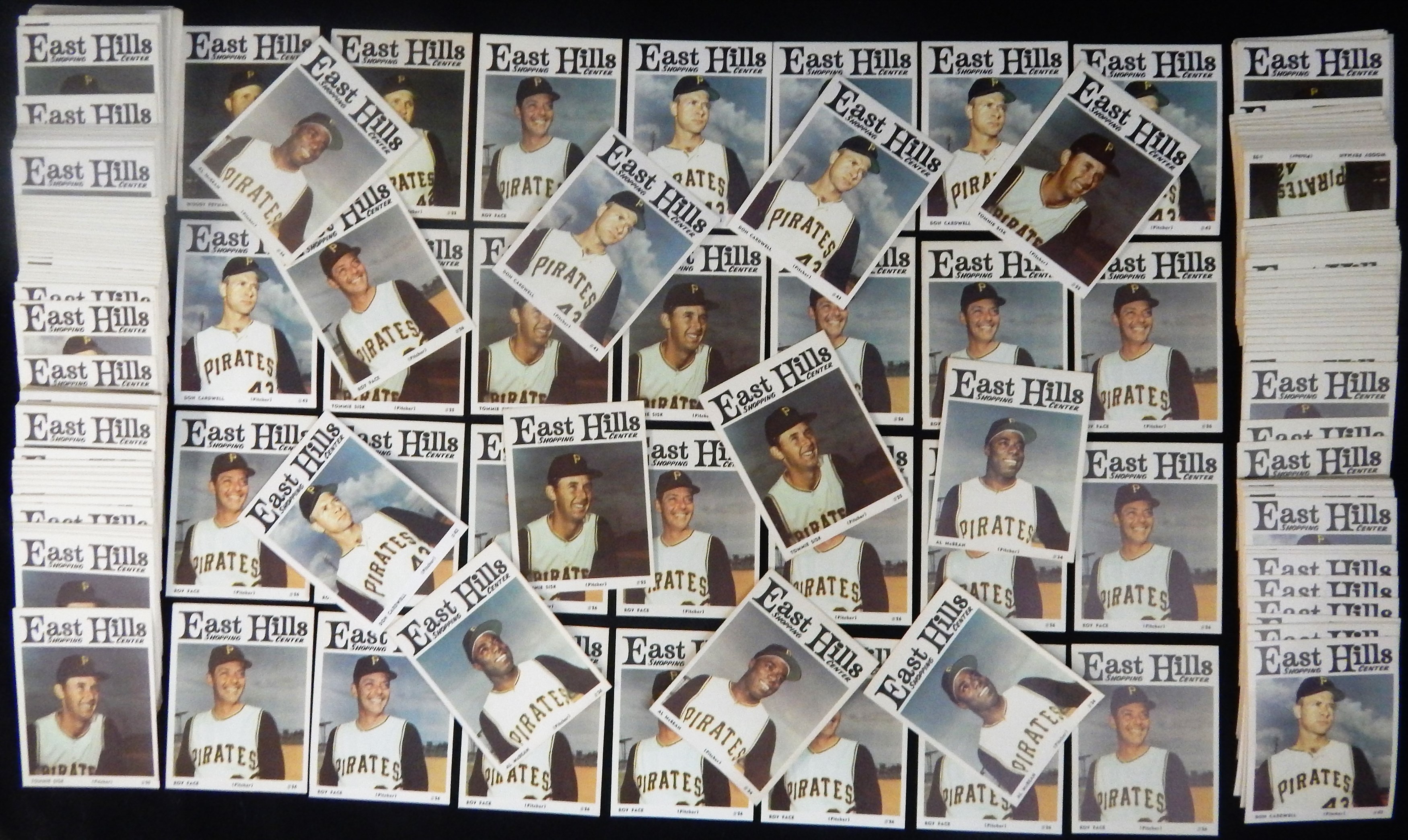 - 1966 East Hills Pittsburgh Pirates Lot of 1,300+ Cards