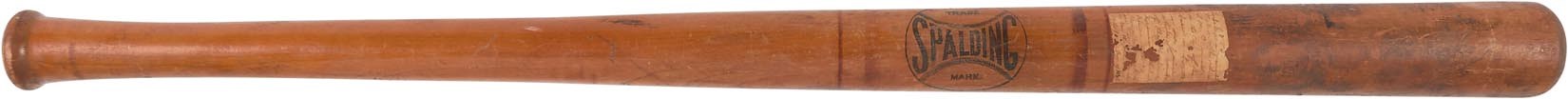 - 1880 Spalding "New Haven" Bat w/Earliest Known Use of the Term Memorabilia (Samuel M. Chase Collection)