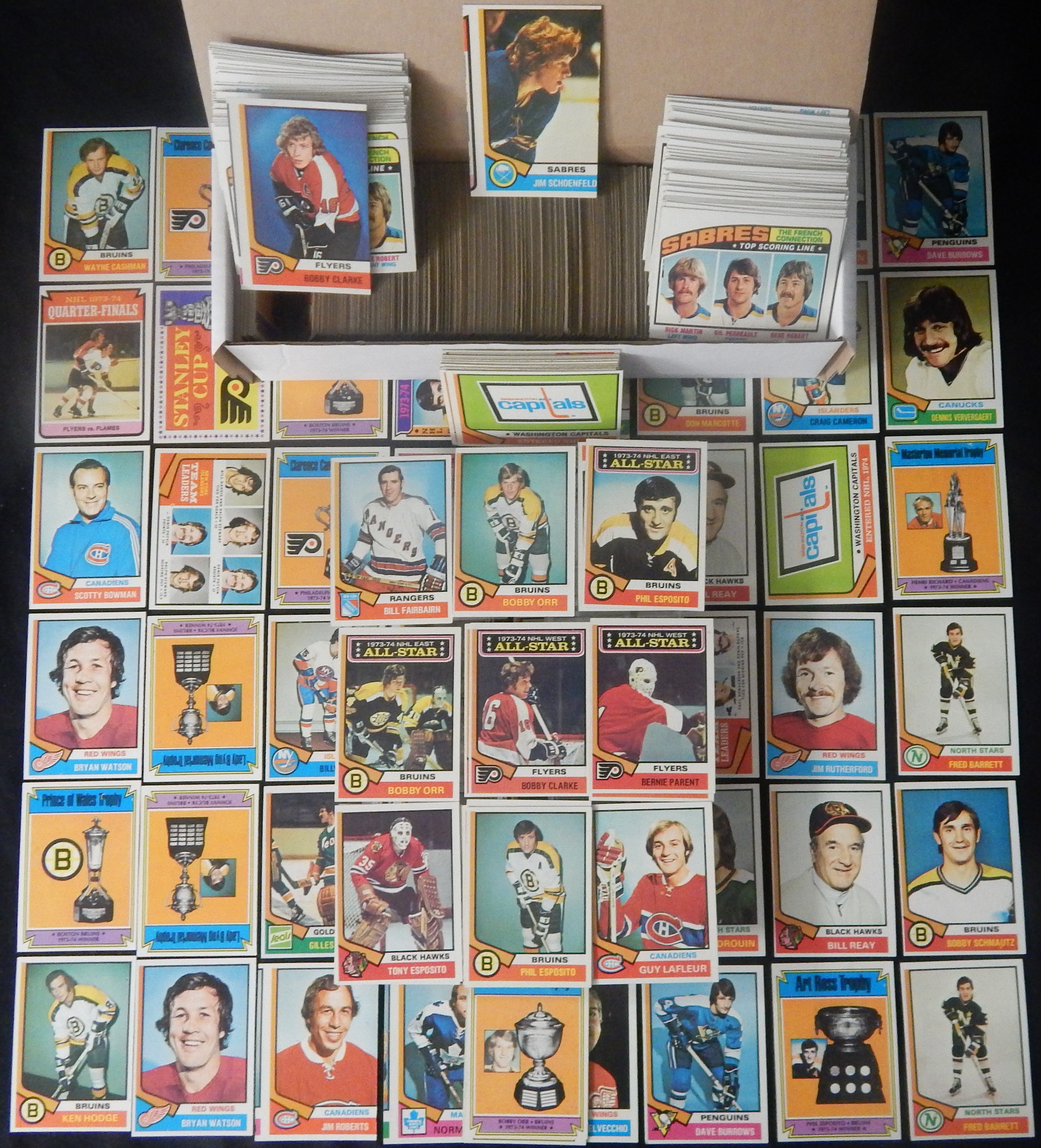 Hockey Cards - 1974-1976 Topps Hockey Collection