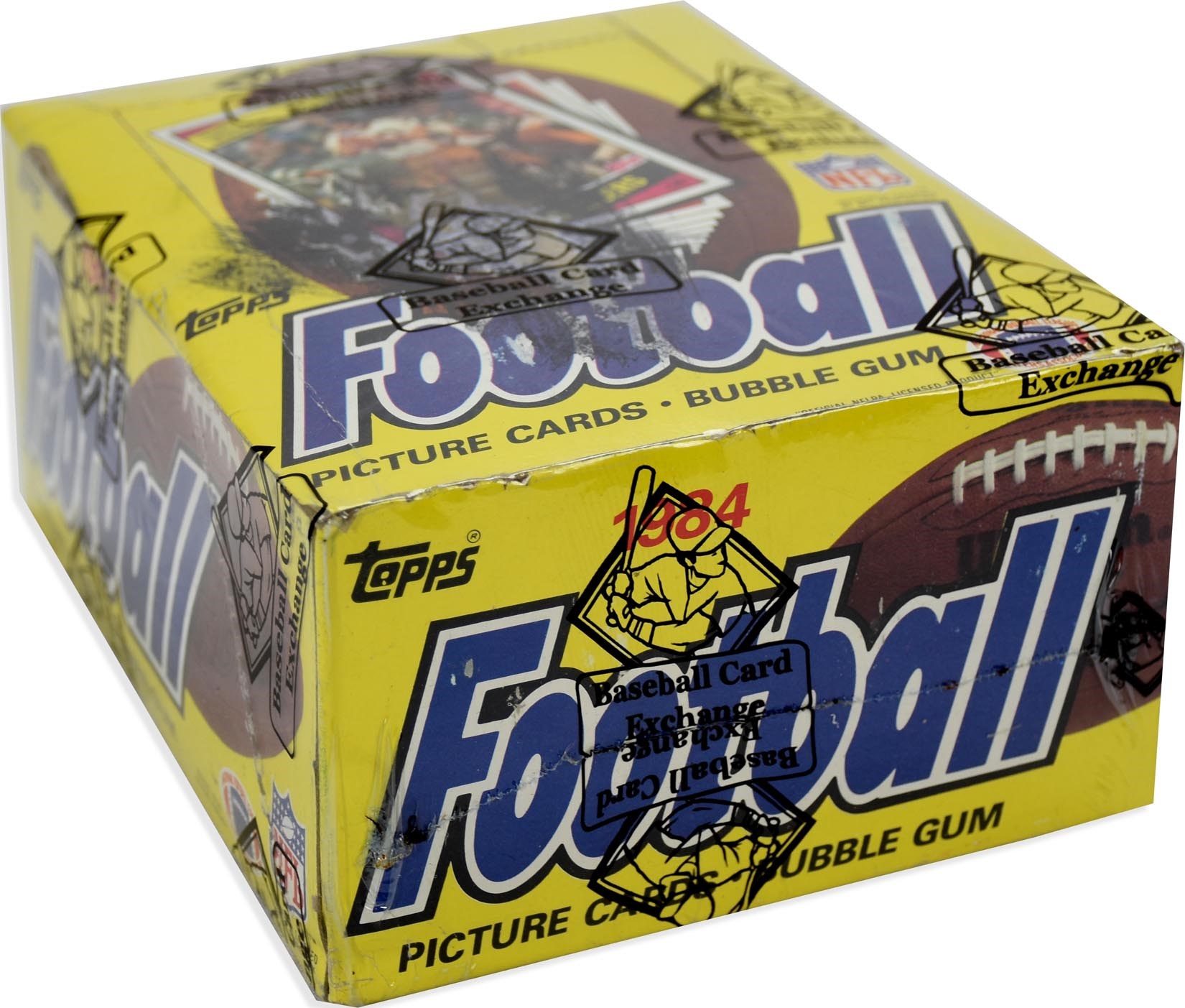 Unopened Wax Packs Boxes and Cases - 1984 Topps Football Unopened Wax Box (BBCE)