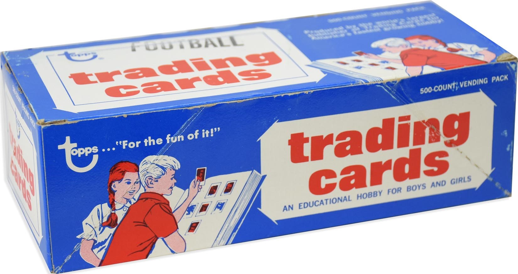 Unopened Wax Packs Boxes and Cases - 1975 Topps Football Unsearched Vending Box