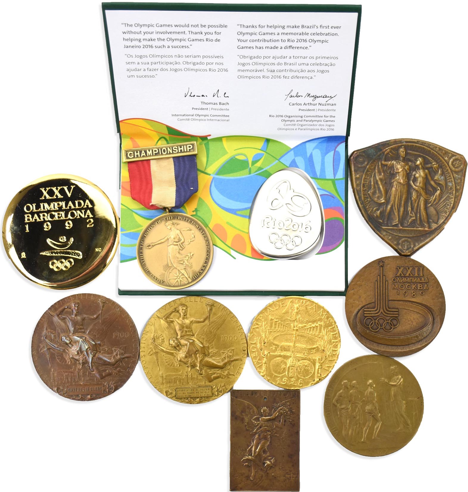 - 1900-2016 Olympic Medal Collection (10)