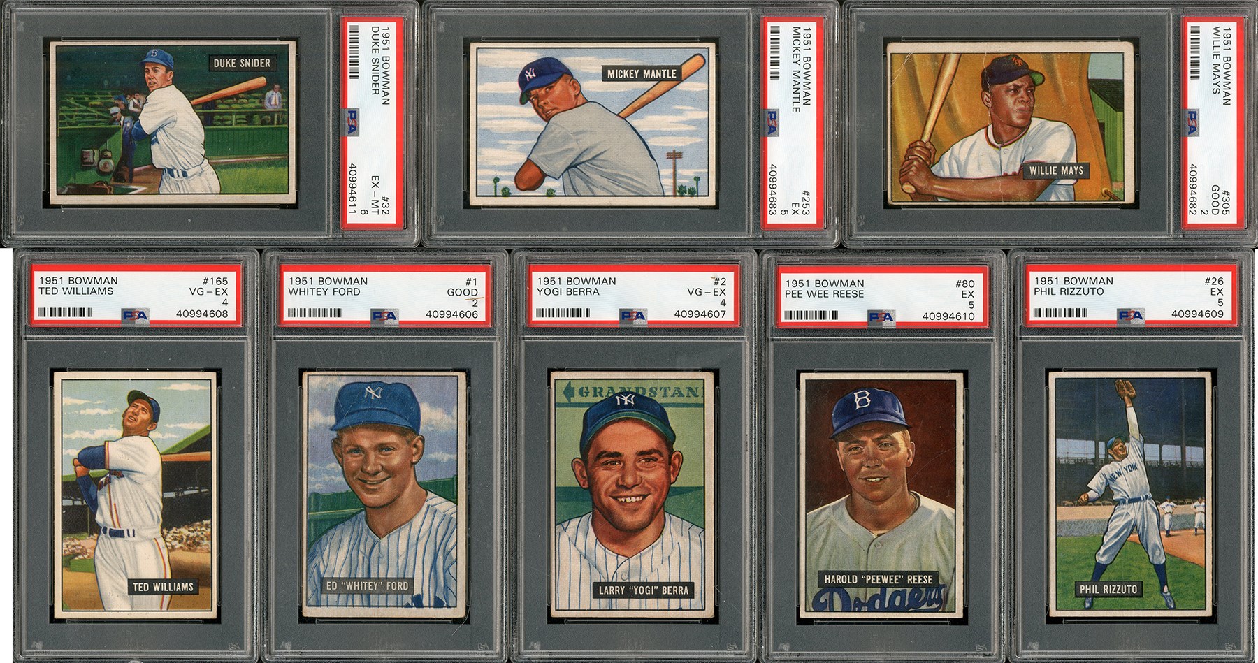 Baseball and Trading Cards - 1951 Bowman Baseball Complete Set