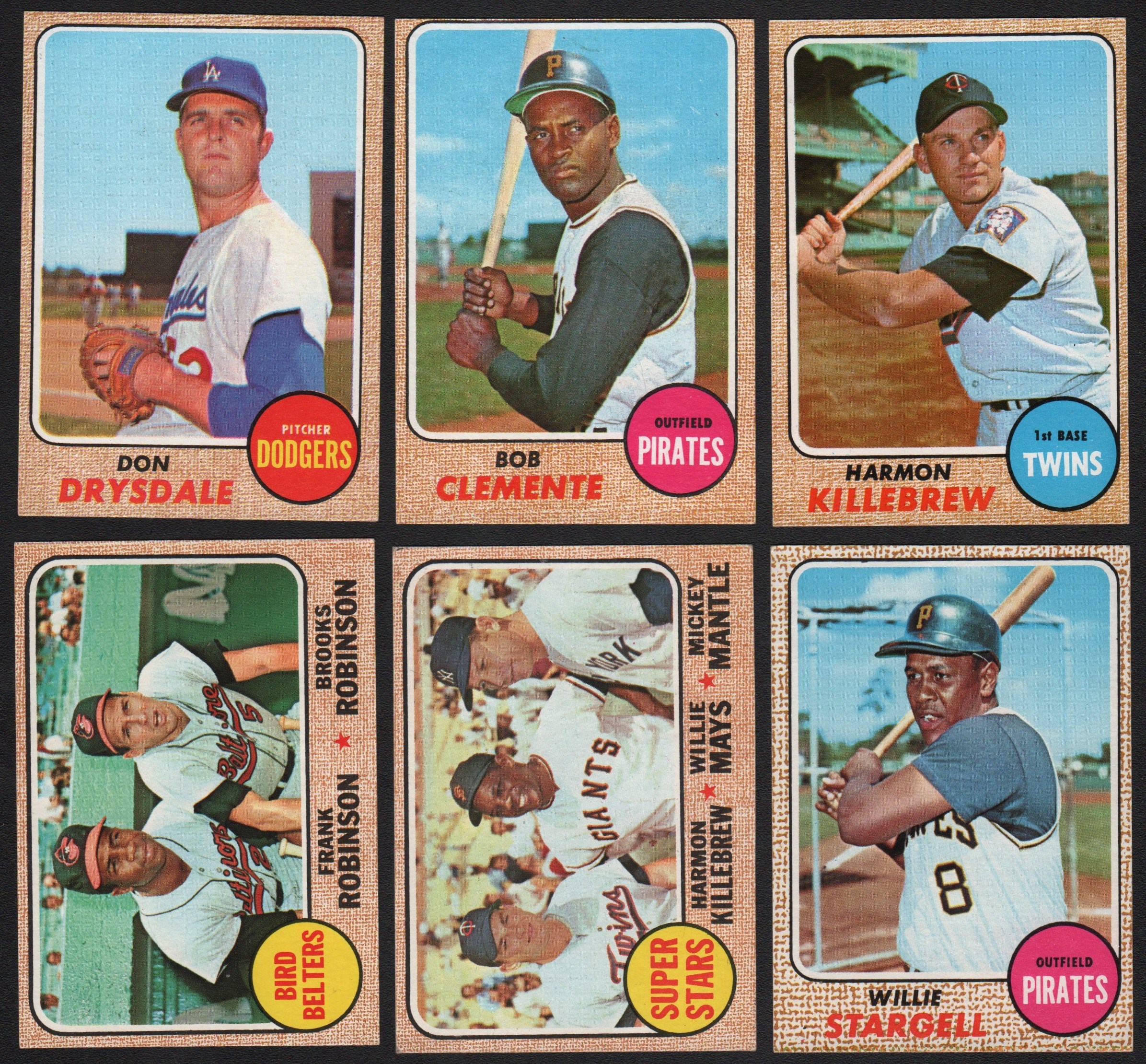- 1968 Topps Partial Set of (550/598) with PSA Graded
