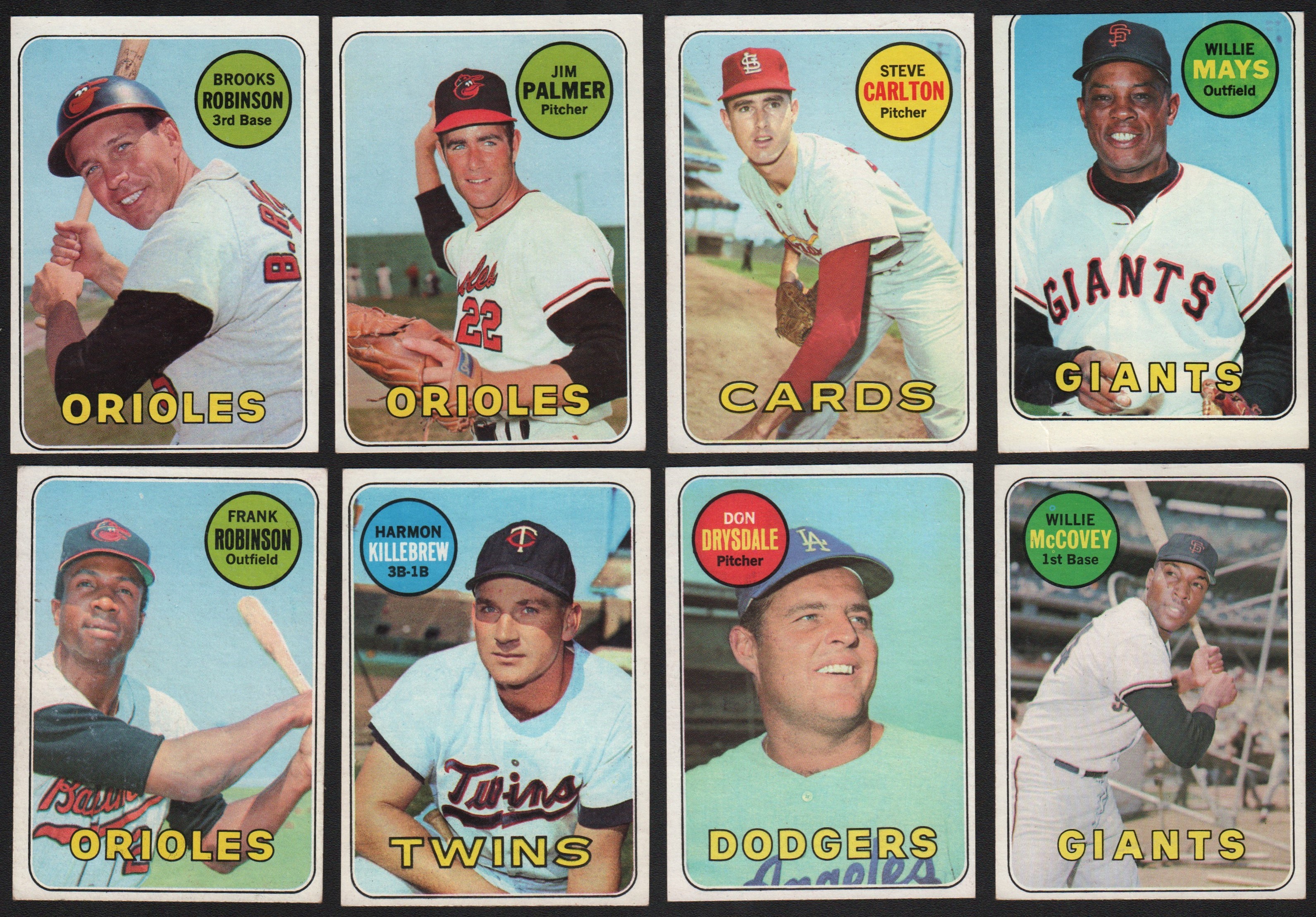 - 1969 Topps Partial Set of (575+) Cards