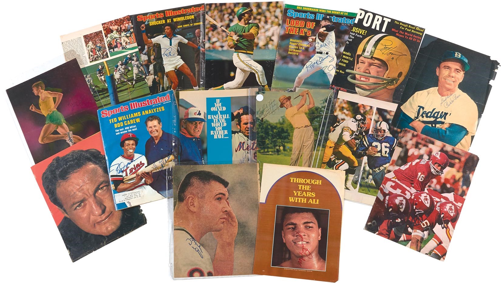 Baseball Autographs - Sports Illustrated Signed Cover Collection w/Steve Prefontaine (90+)
