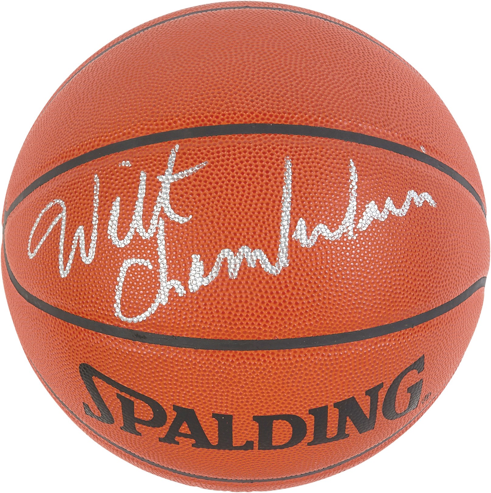 - Wilt Chamberlain Signed Basketball (PSA MINT 9)