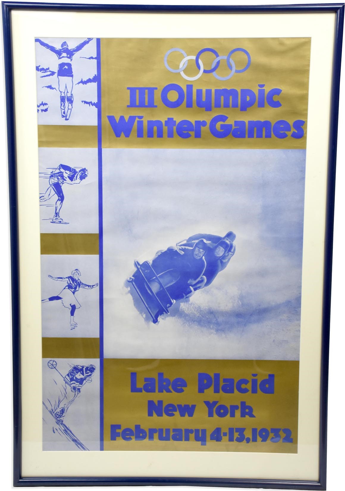 Olympics and All Sports - 1932 Lake Placid Winter Olympics Poster