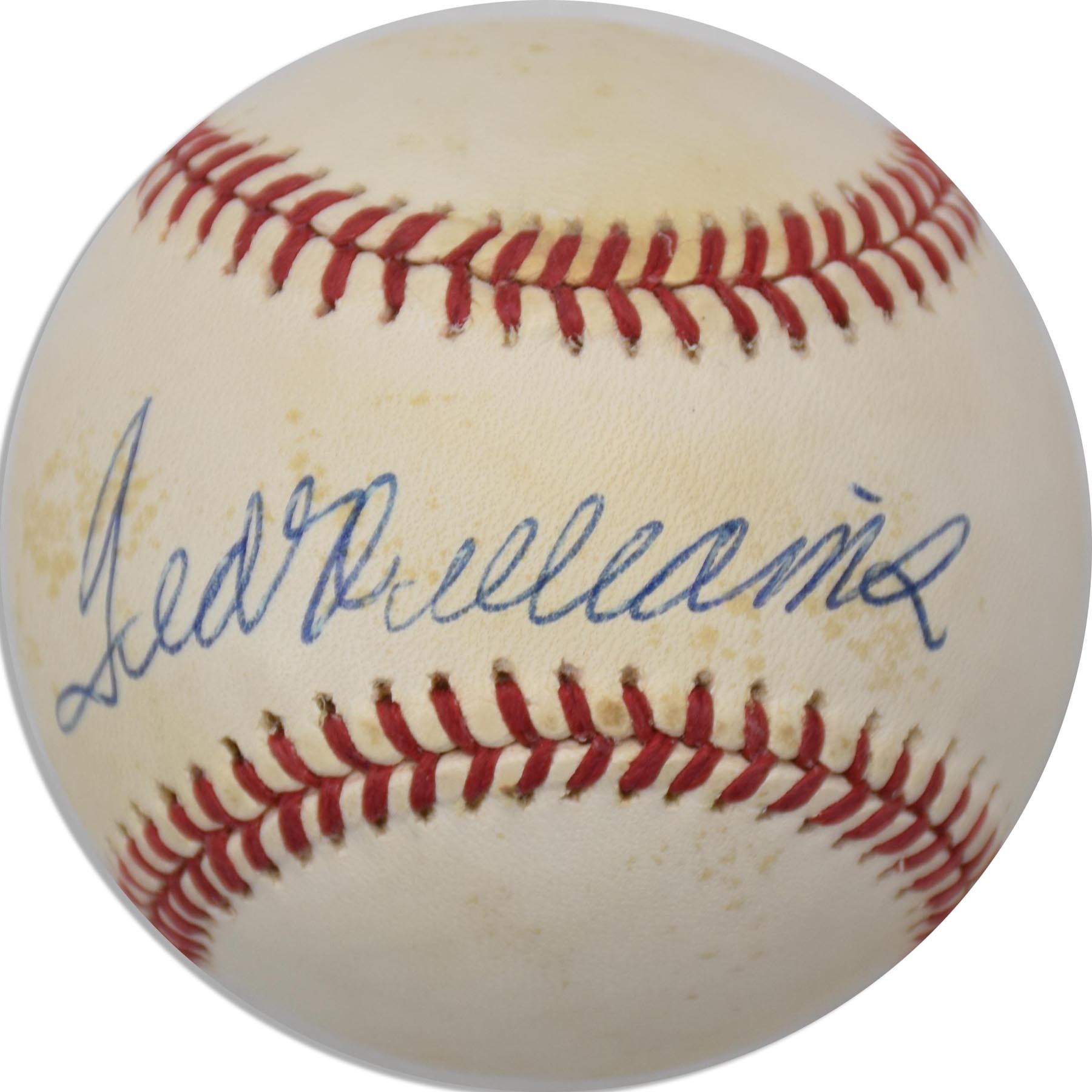 Boston Sports - Ted Williams Single Signed Baseball (UDA)