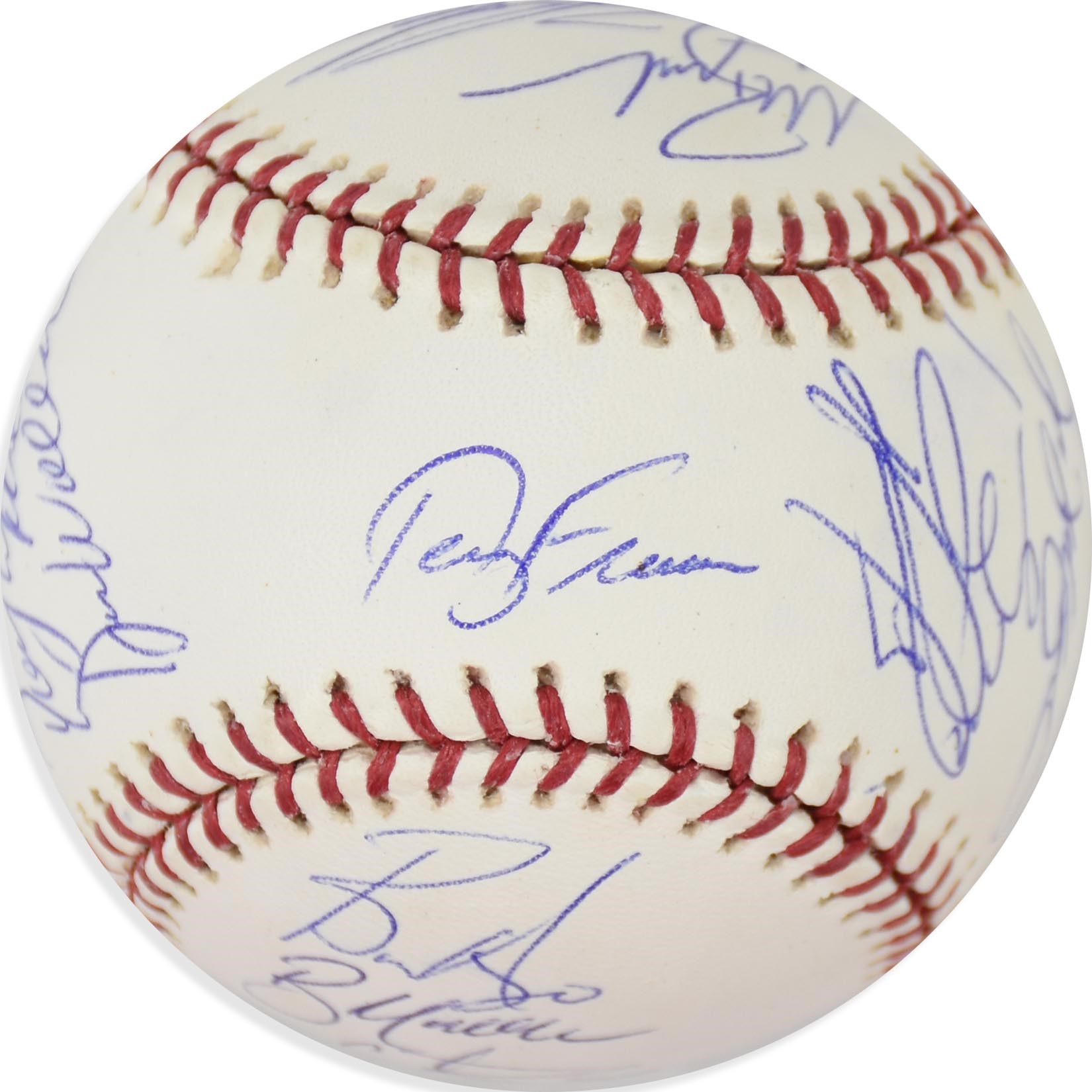 - 2004 World Champion Boston Red Sox Team-Signed Baseball (PSA)
