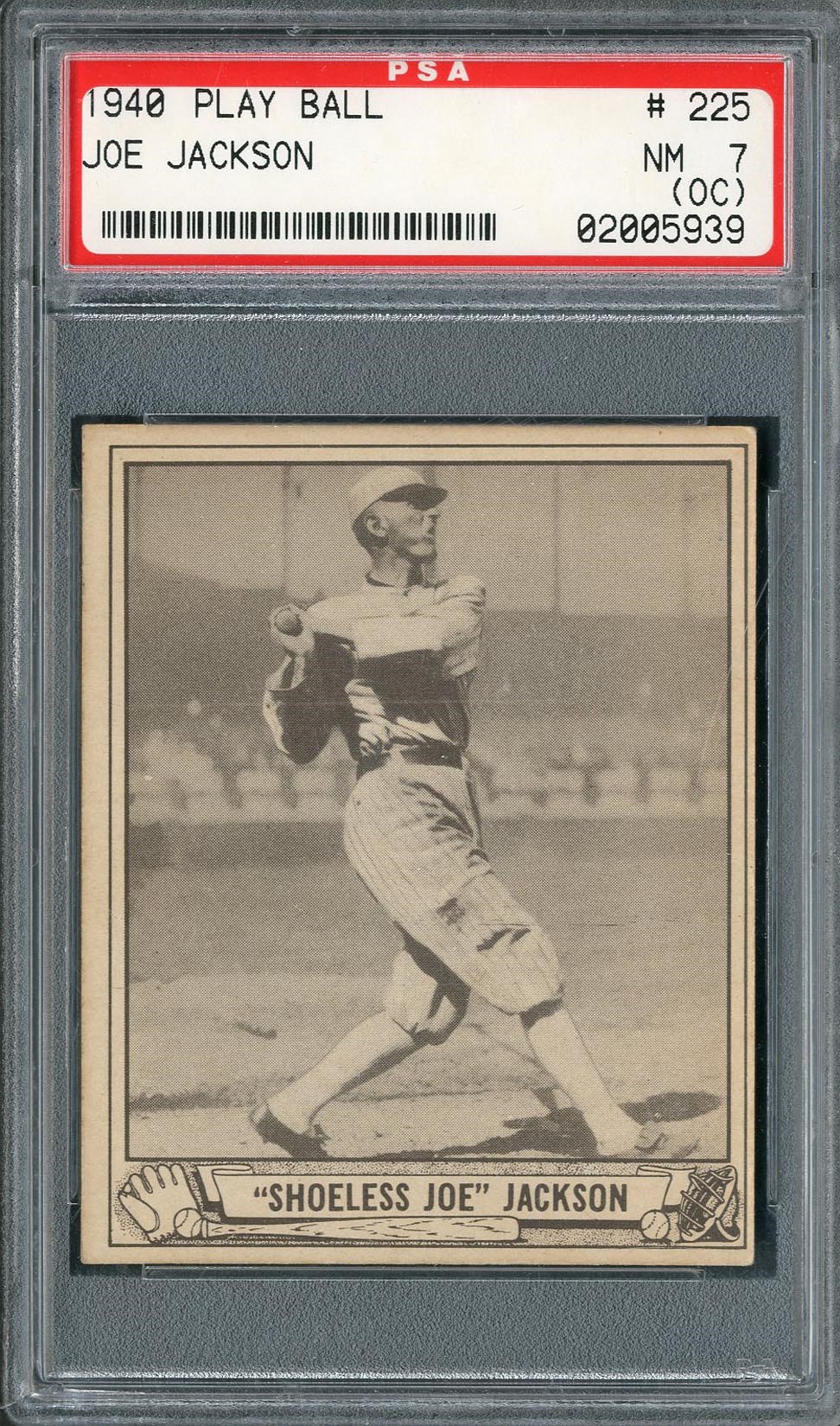 Baseball and Trading Cards - 1940 Play Ball Joe Jackson #225 PSA NM 7 (OC)