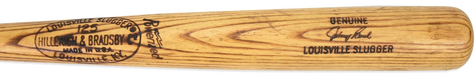 Bernie Stowe Cincinnati Reds Collection - 1970-72 Johnny Bench Game Used Bat