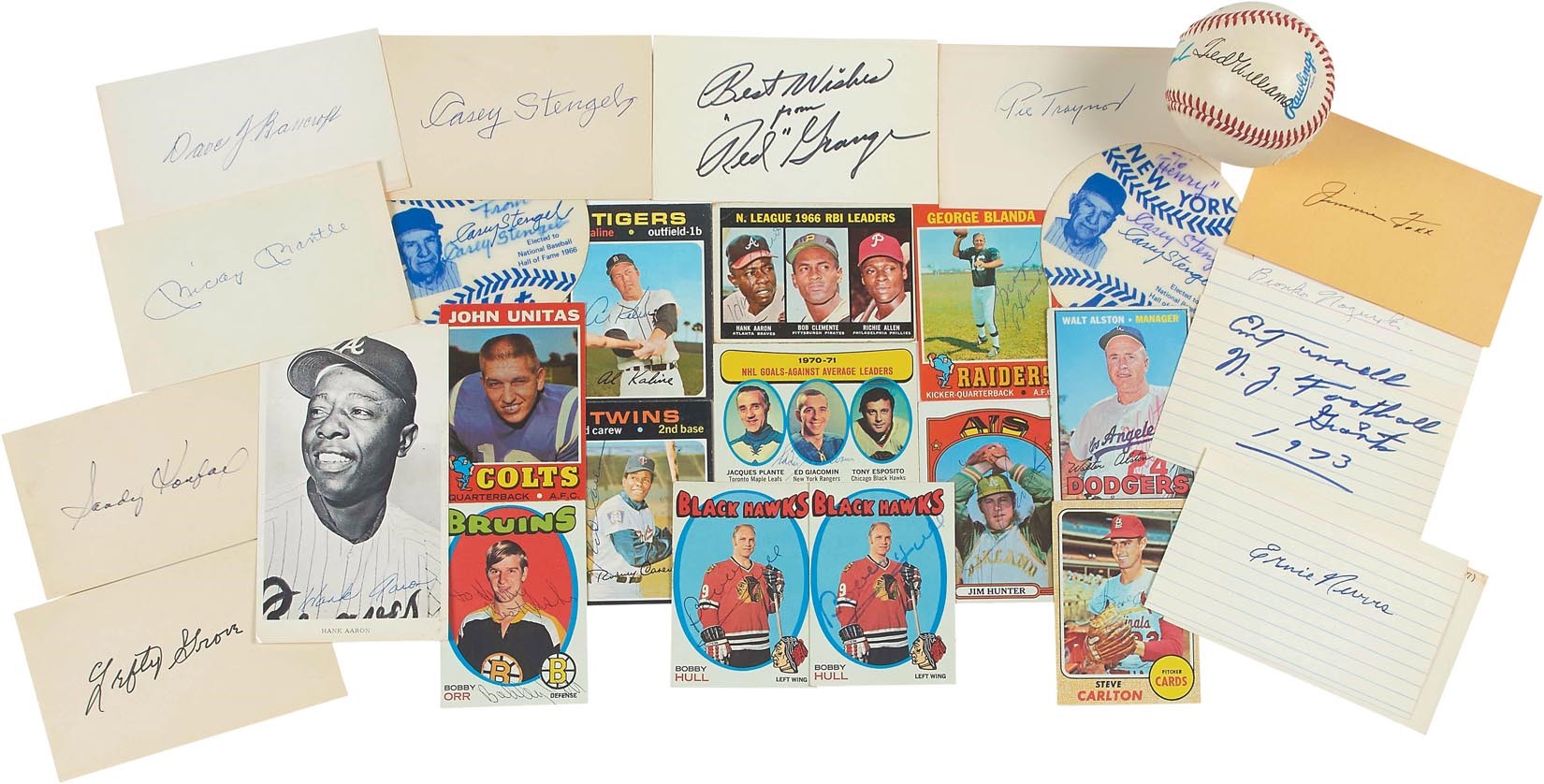 Baseball Autographs - Large Multi-Sport Autograph Collection w/Jimmie Foxx (300+)