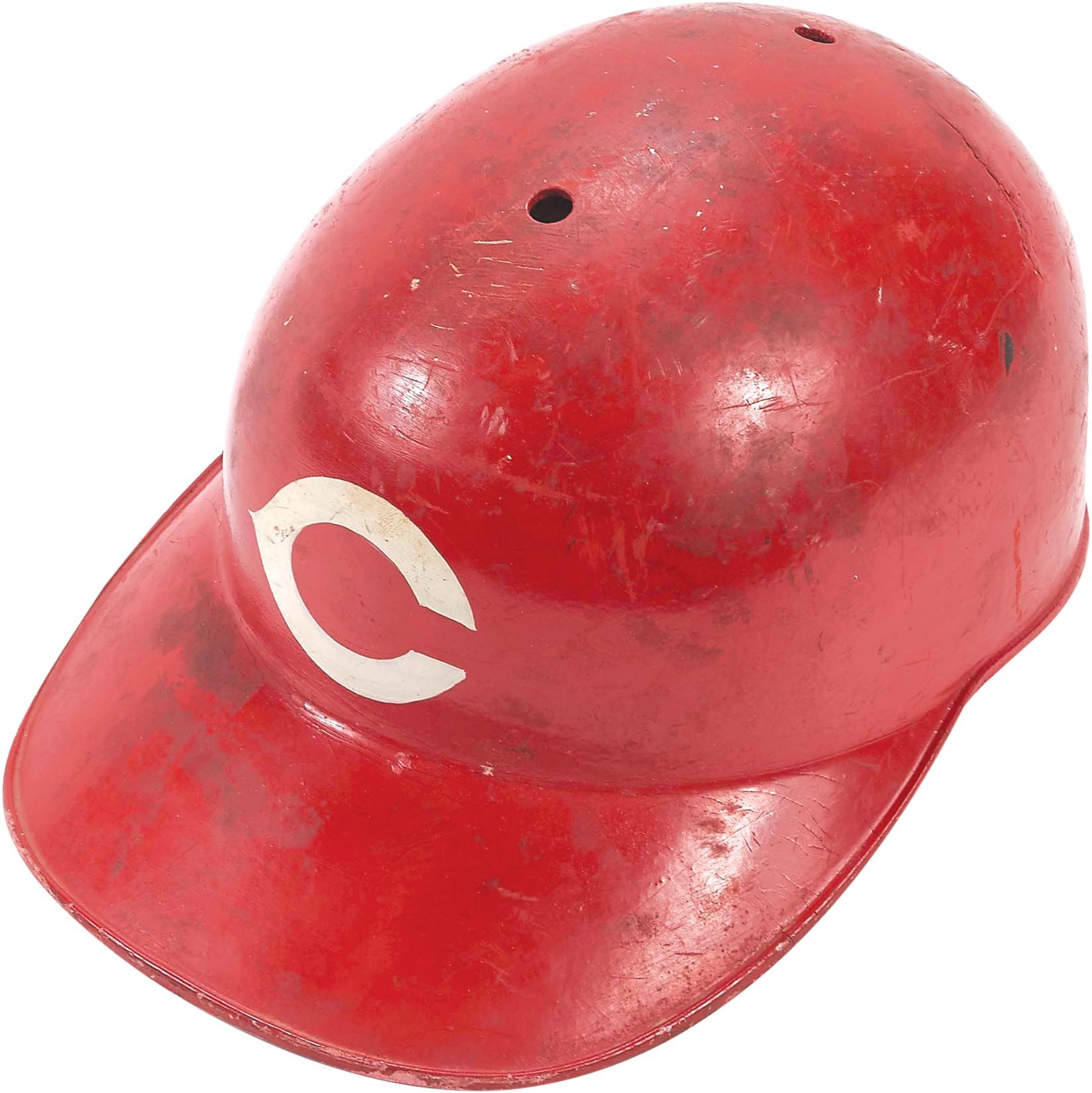 Bernie Stowe Cincinnati Reds Collection - Late 1960s Pete Rose Cincinnati Reds Game Worn Batting Helmet