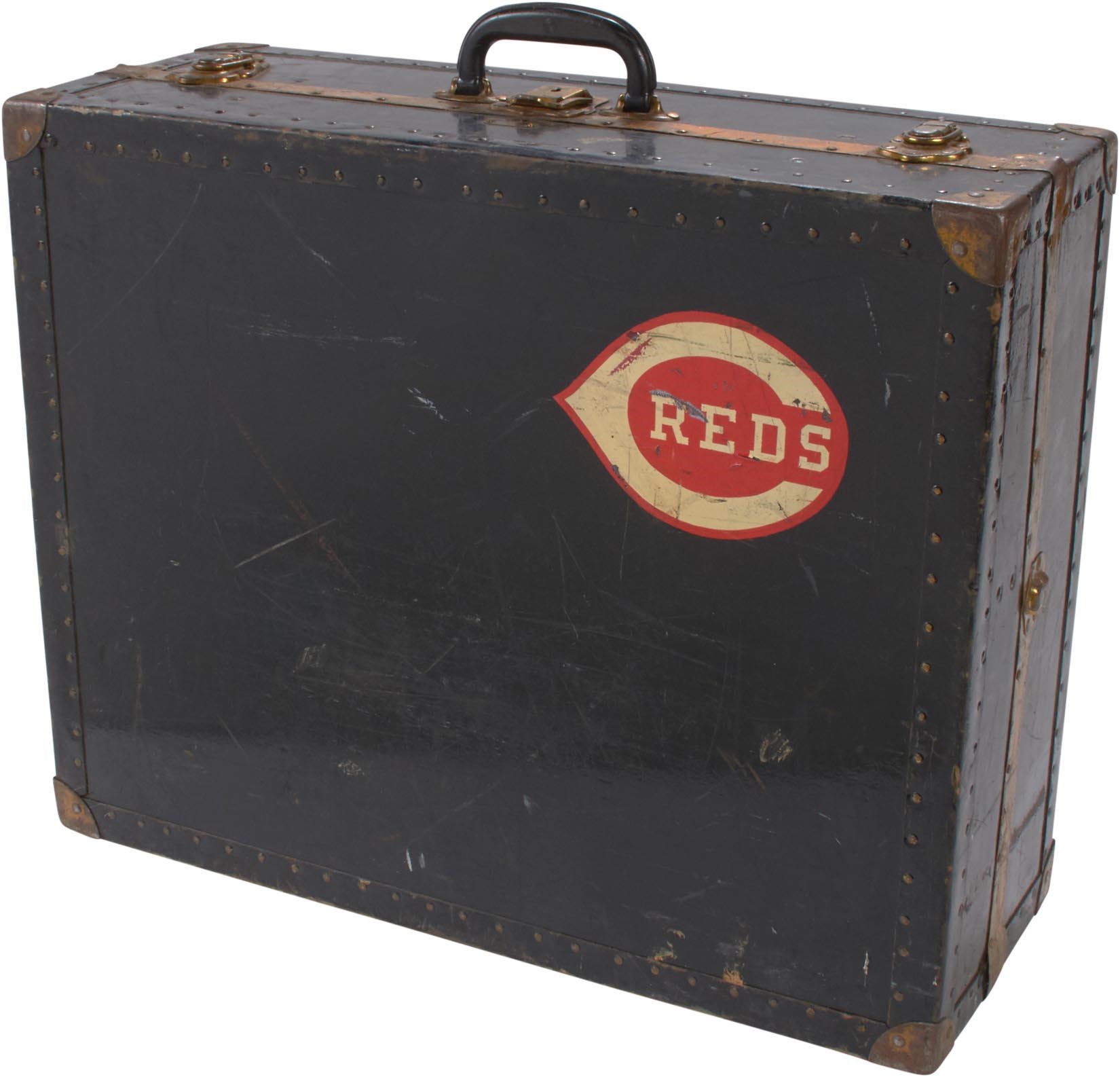 - 1950s-60s Cincinnati Reds Travel Trunk