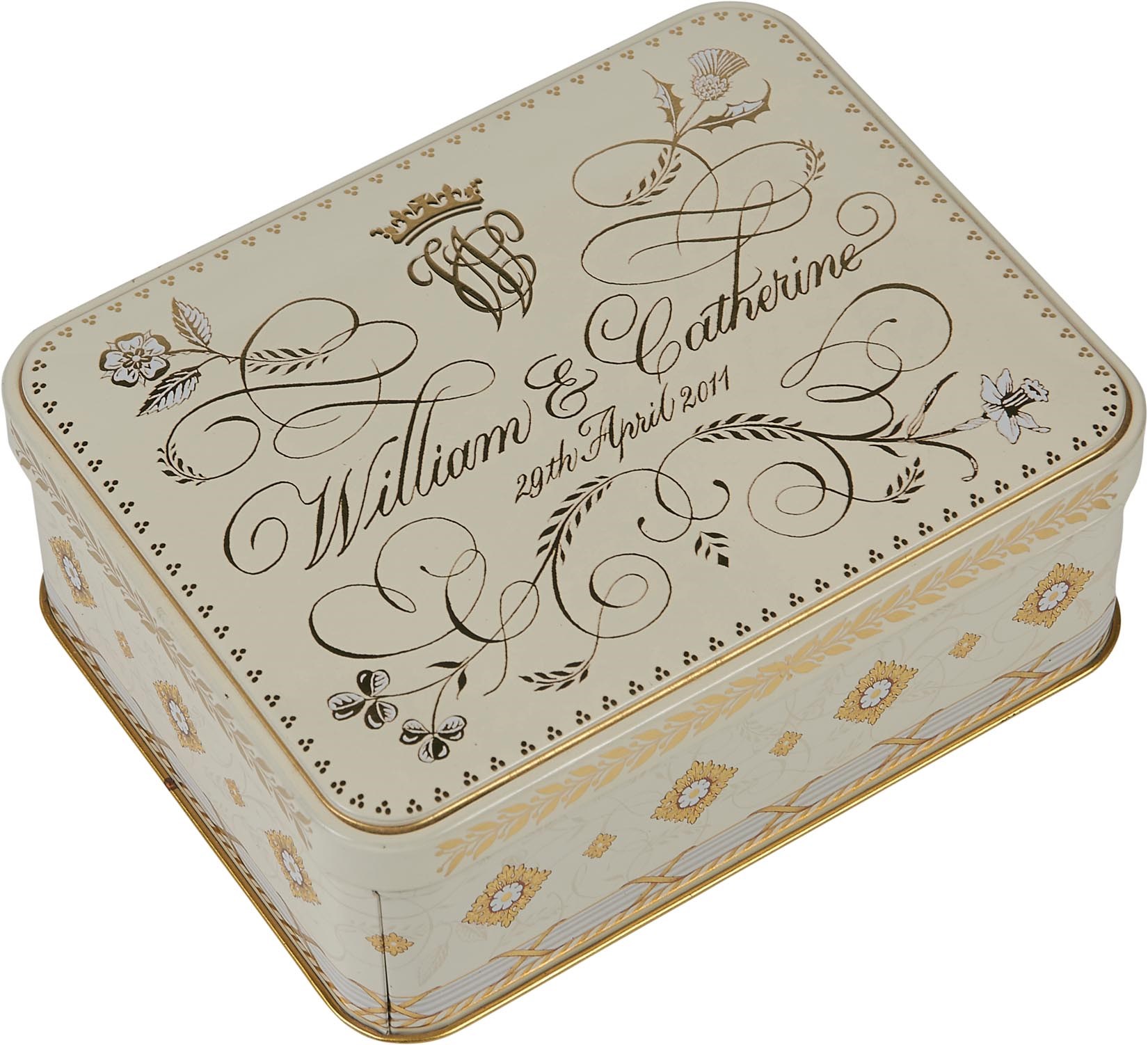 - 2011 Prince William & Catherine Middleton Slice of Wedding Cake.