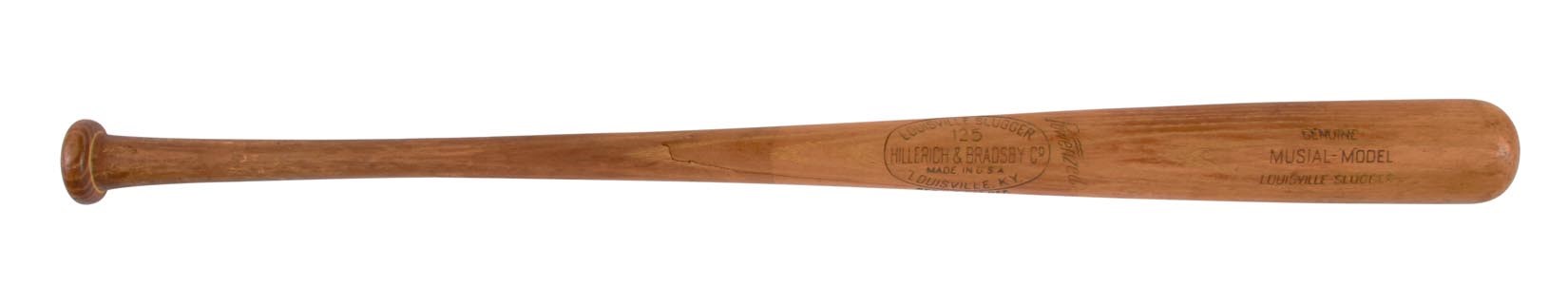 Bernie Stowe Cincinnati Reds Collection - 1950-53 Stan Musial Game Used Bat