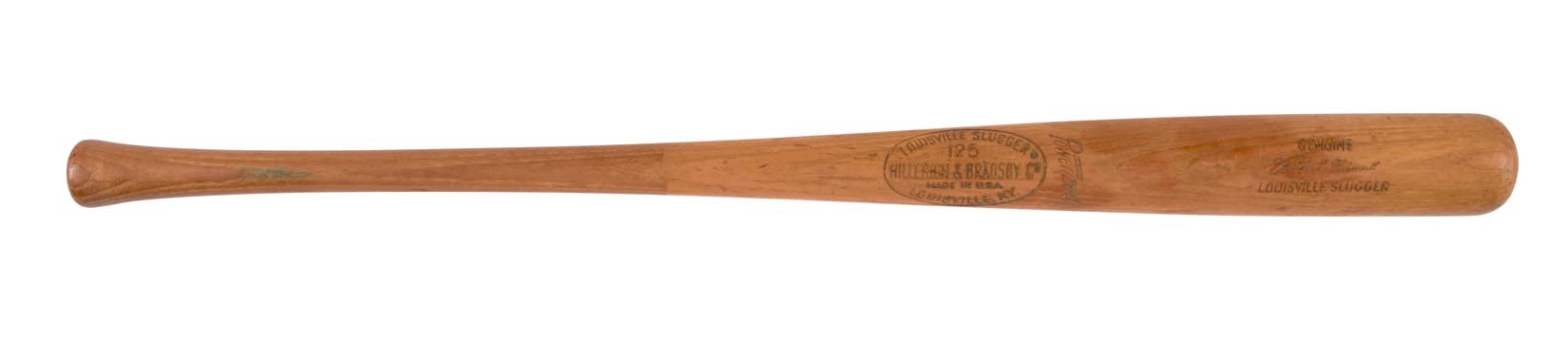 Bernie Stowe Cincinnati Reds Collection - 1965-68 Roberto Clemente Game Used Bat
