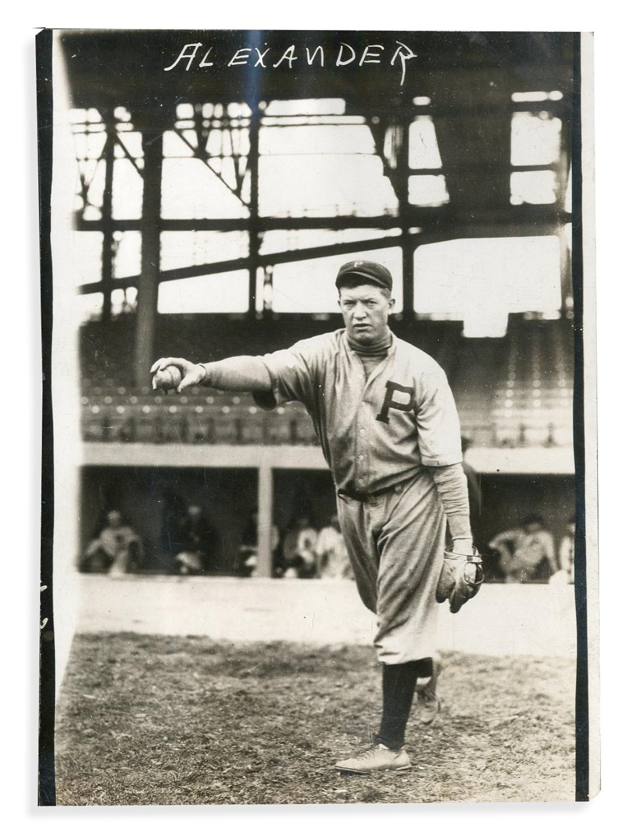 Vintage Sports Photographs - Incredible Grover Cleveland Alexander Photograph by Bain