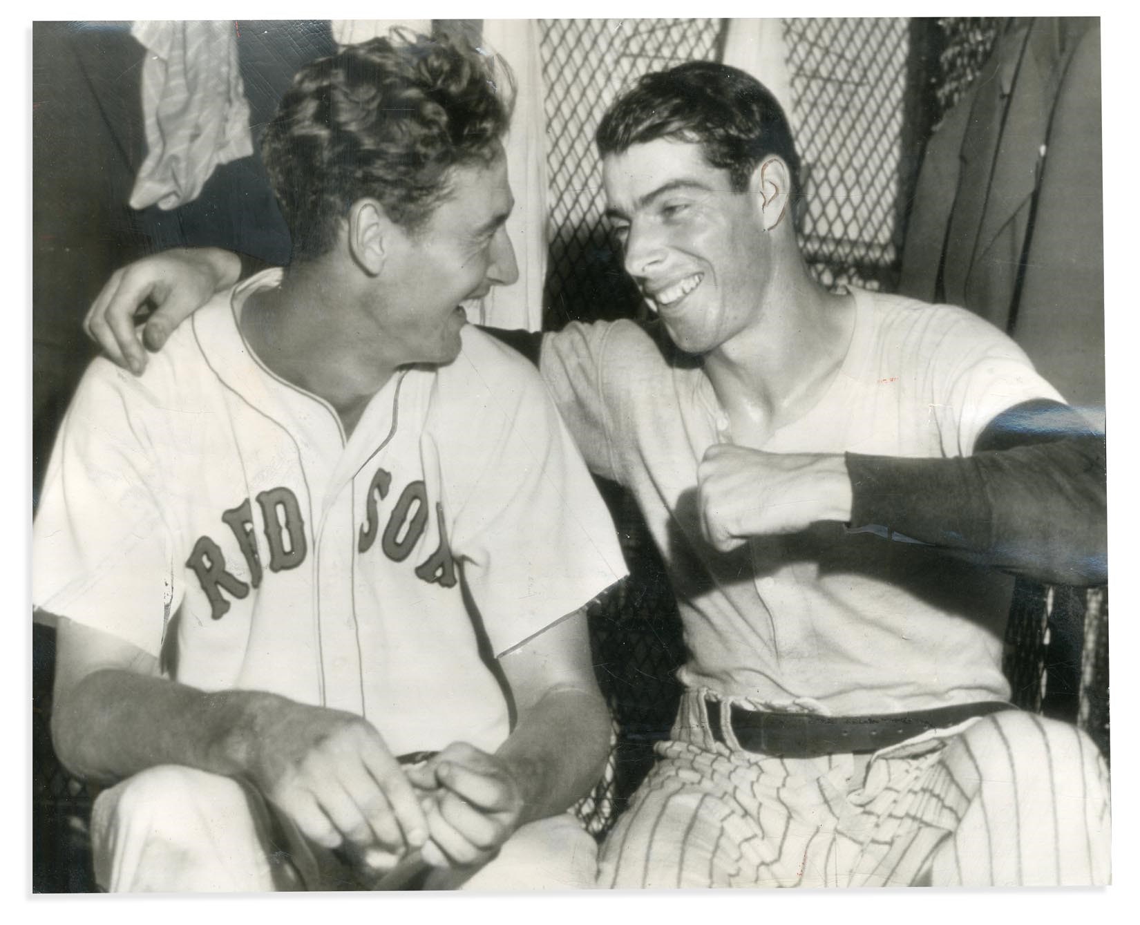 Vintage Sports Photographs - 1941 Joe DiMaggio & Ted Williams Photo from Their Greatest Seasons
