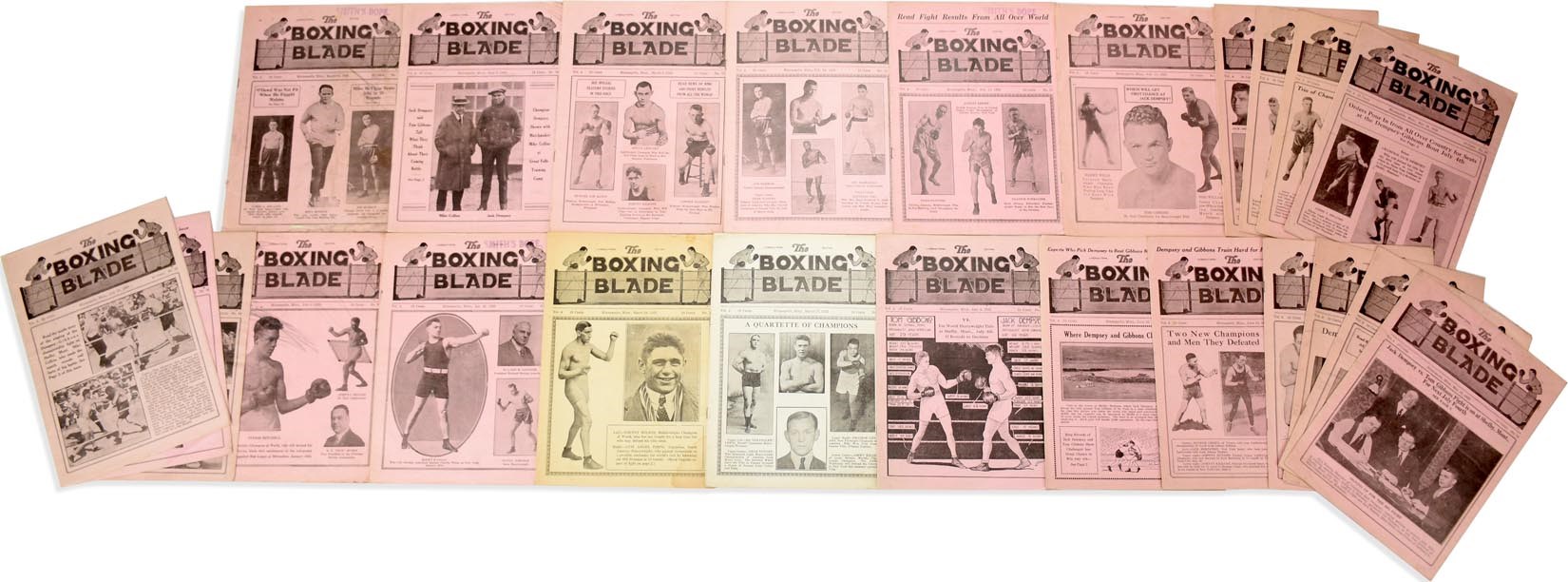 - 1923 The Boxing Blade Magazine Collection (30)