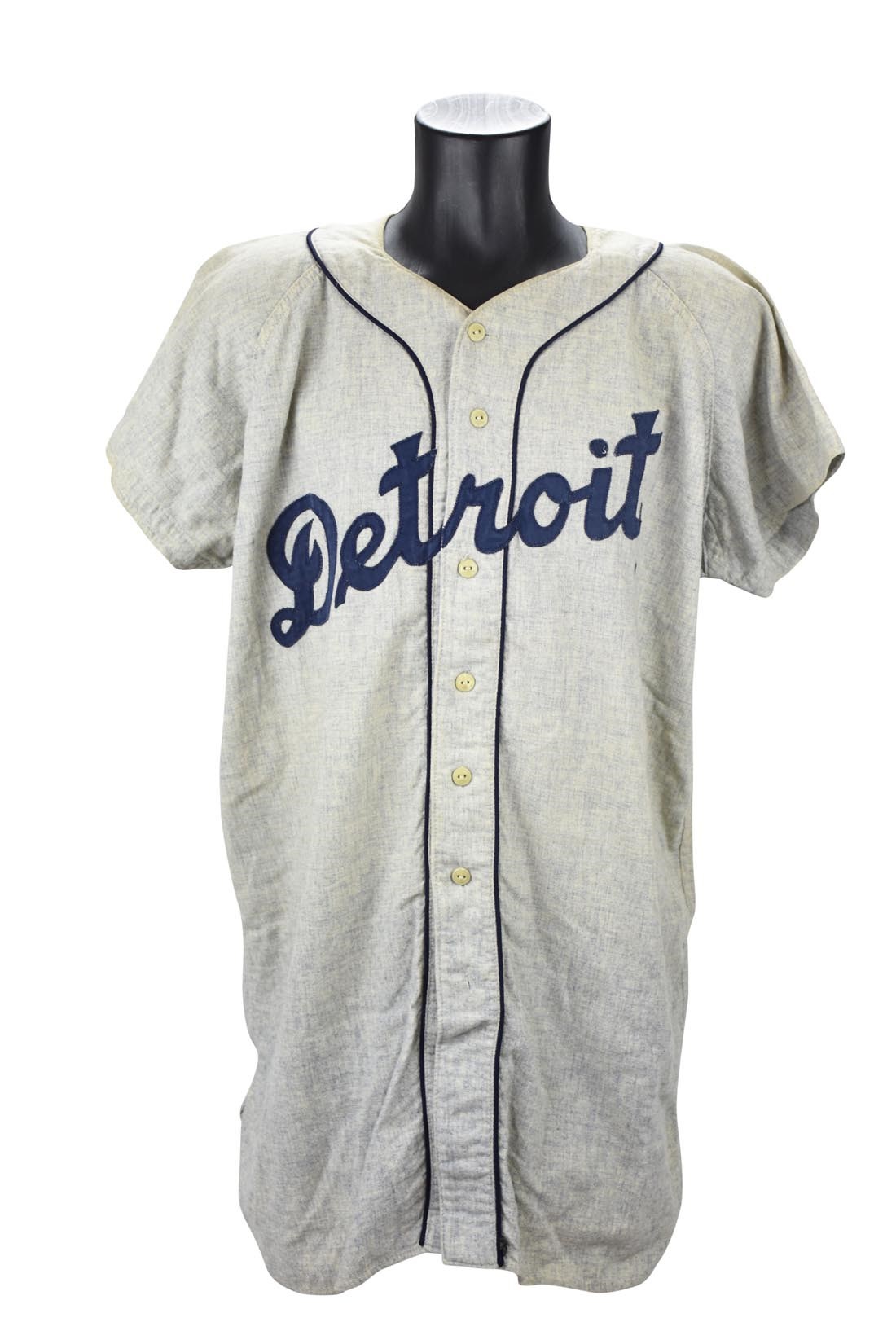 Ty Cobb and Detroit Tigers - 1958 Bill Taylor Detroit Tigers Game Worn Jersey