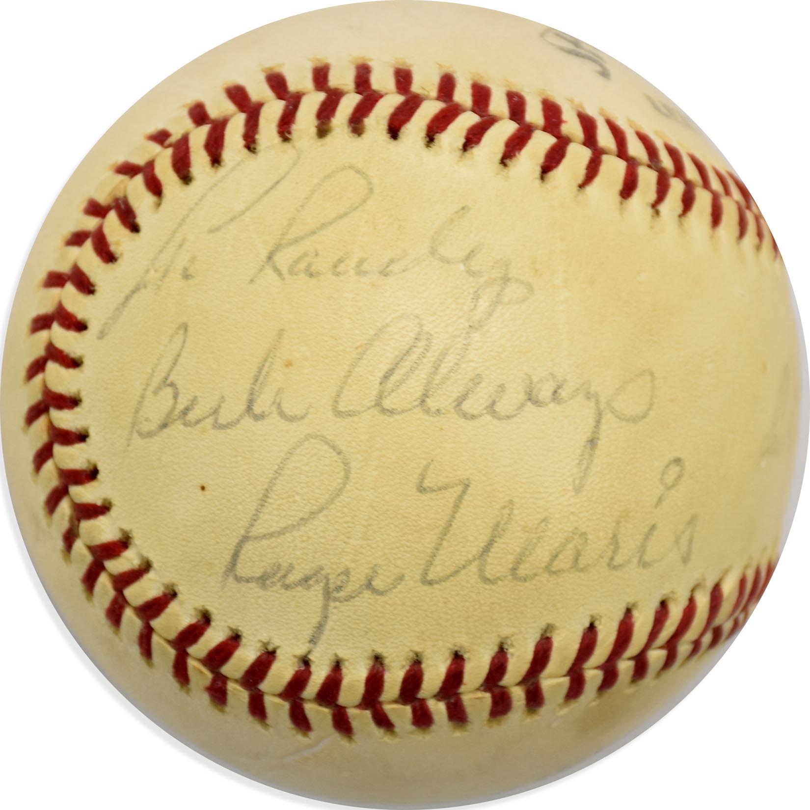 - Mickey Mantle & Roger Maris Dual-Signed Baseball (PSA)