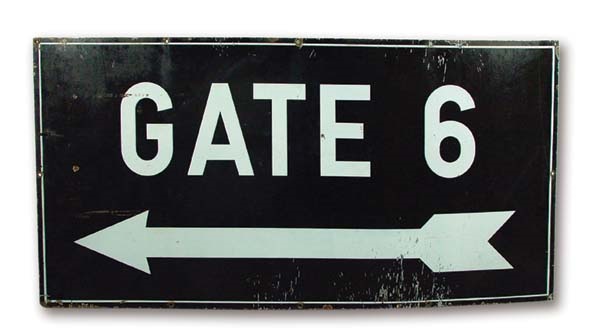 Stadiums - Yankee Stadium “Gate Six” Sign (36x72”)