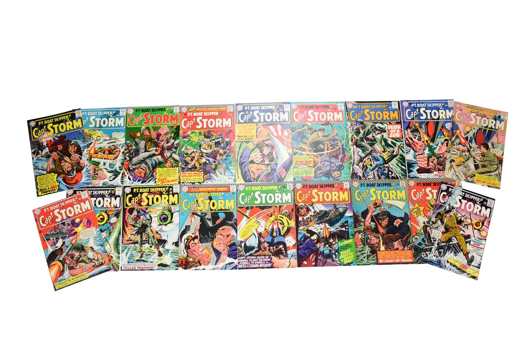 Comics - 1964-67 Capt. Storm High Grade Comic Complete Run (18)