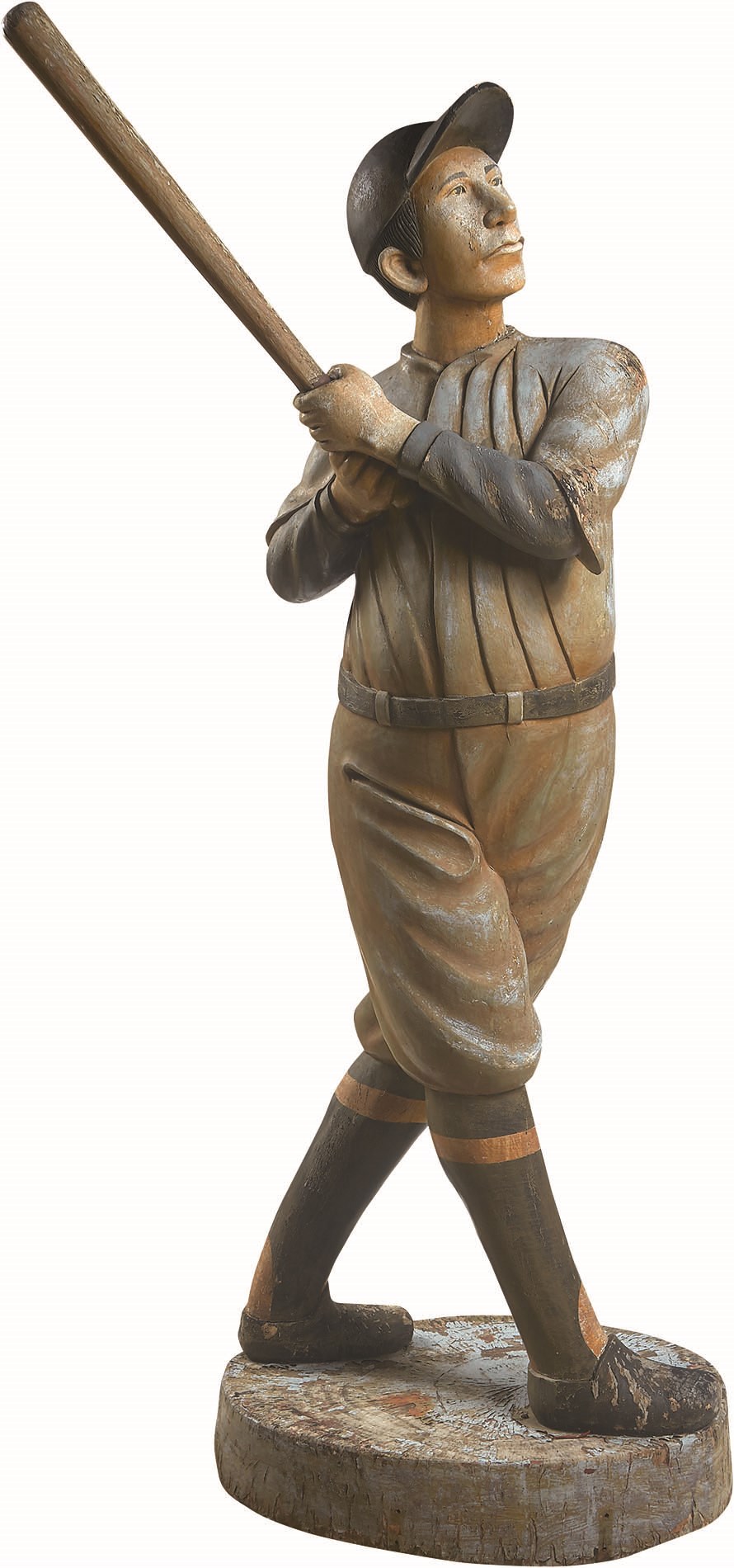 - Important 1950s Ted Williams Folk Art Trade Figure (Life Size)
