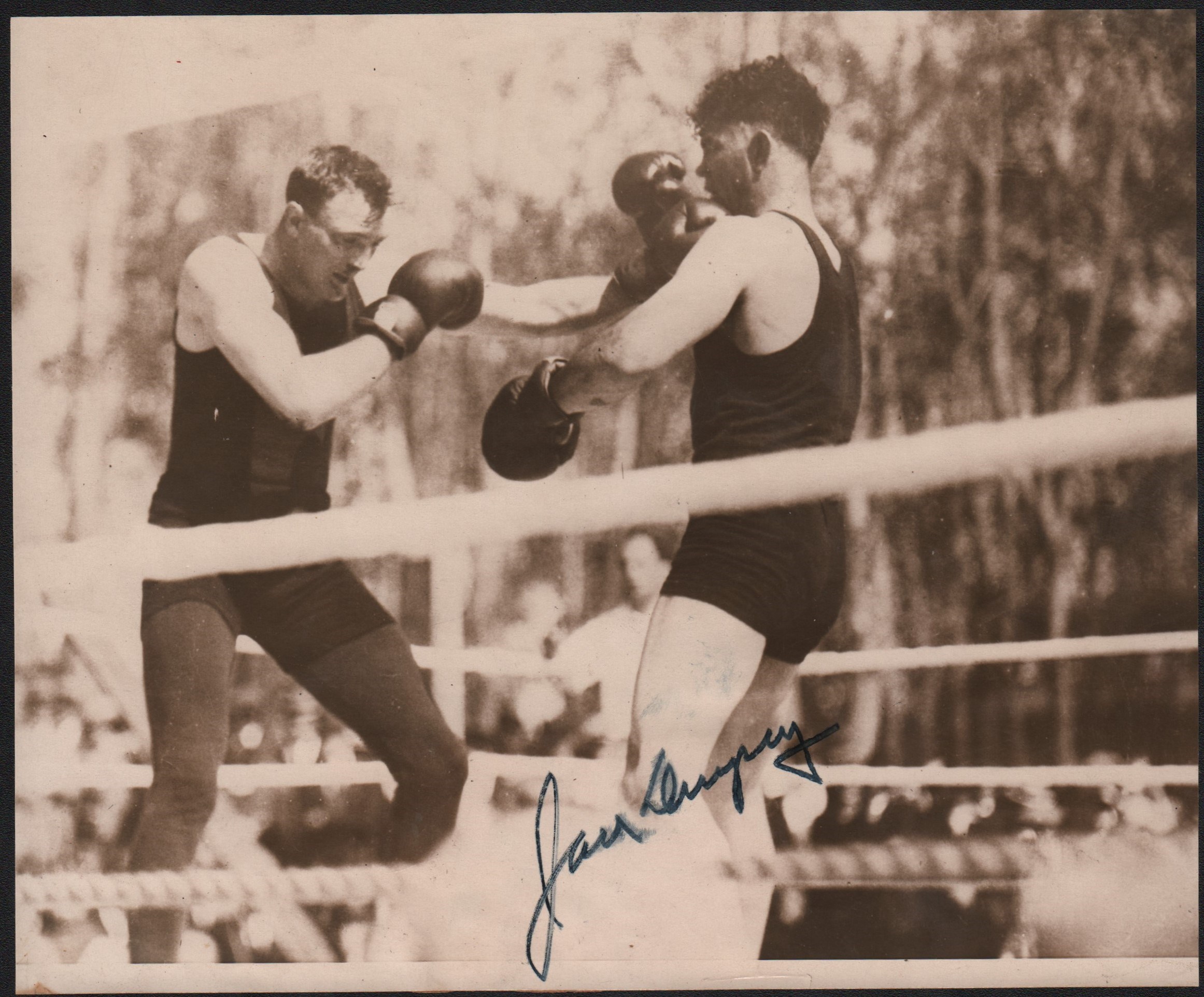 Vintage Sports Photographs - 1920's Jack Dempsey Signed Photo