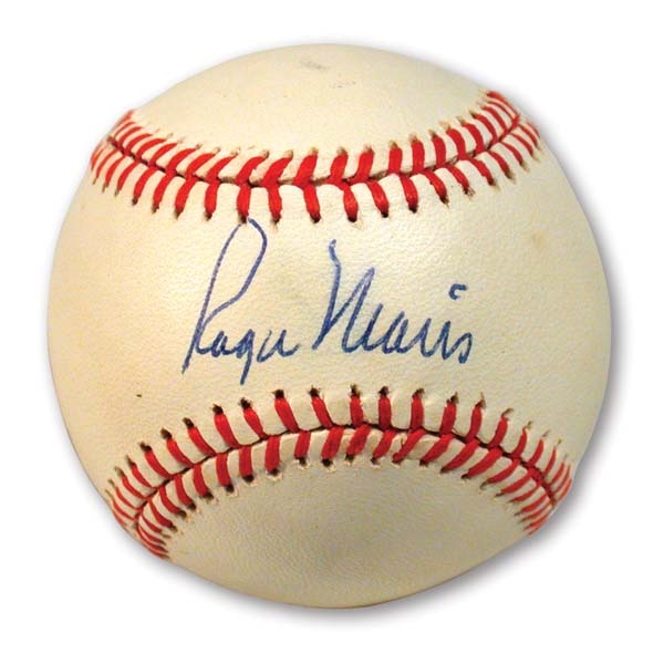 Mantle and Maris - Roger Maris Single Signed Baseball