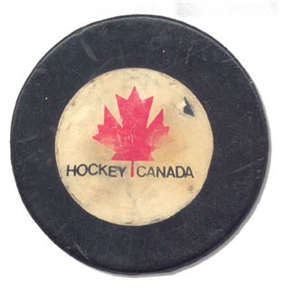 - Rare 1972 Canada Russia Series Game Puck