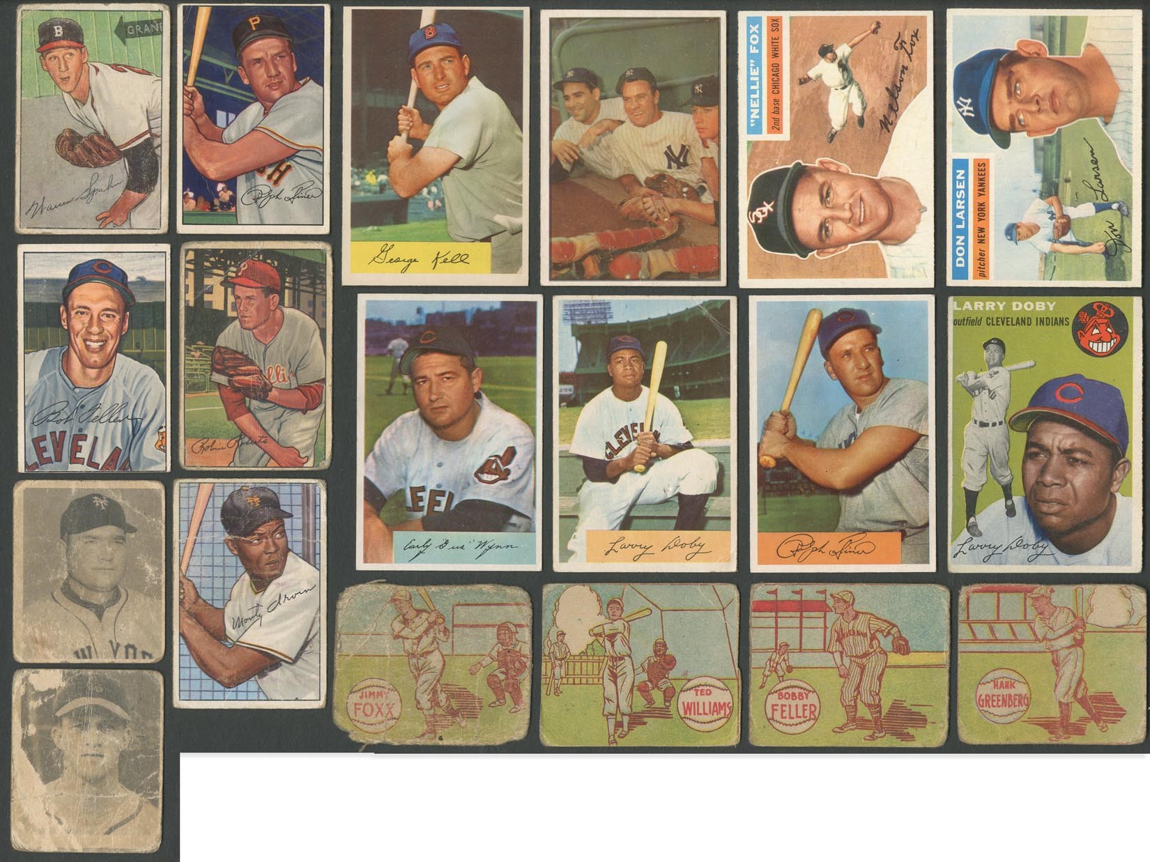 Baseball and Trading Cards - 1940s-50s Topps & Bowman Baseball Partial Sets w/Stars (400+ Cards)
