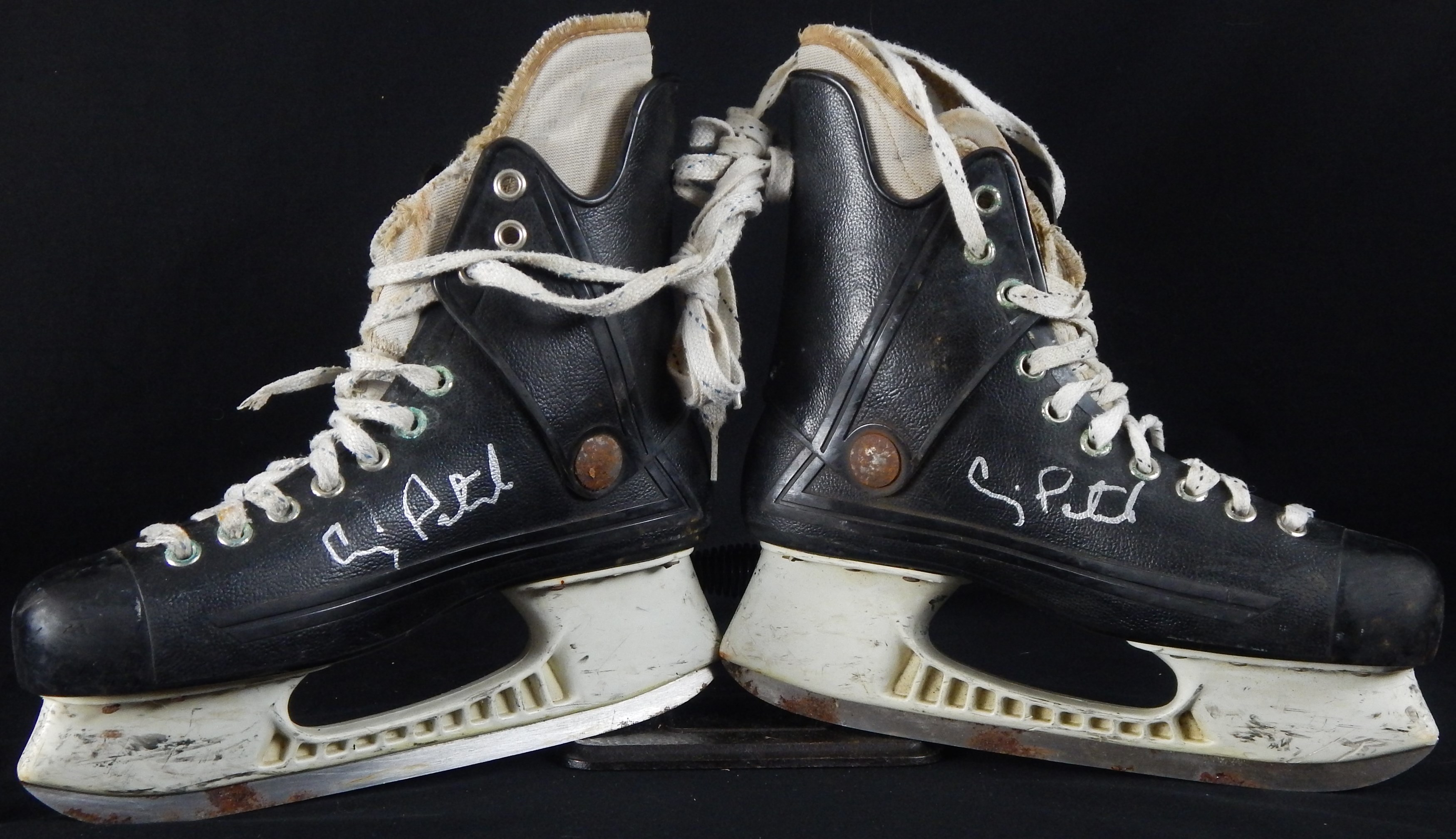 - Craig Patrick Game Used and Signed Skates From Patrick Himself