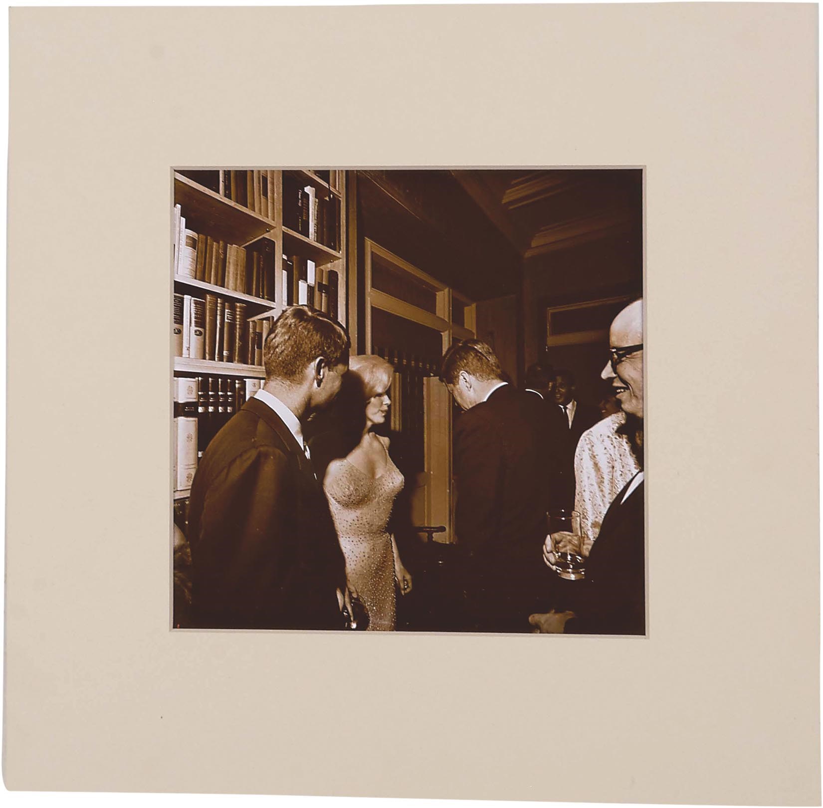 Best of the Best - Only Known Photograph of JFK & Marilyn - from Official JFK White House Photographer Cecil W. Stoughton