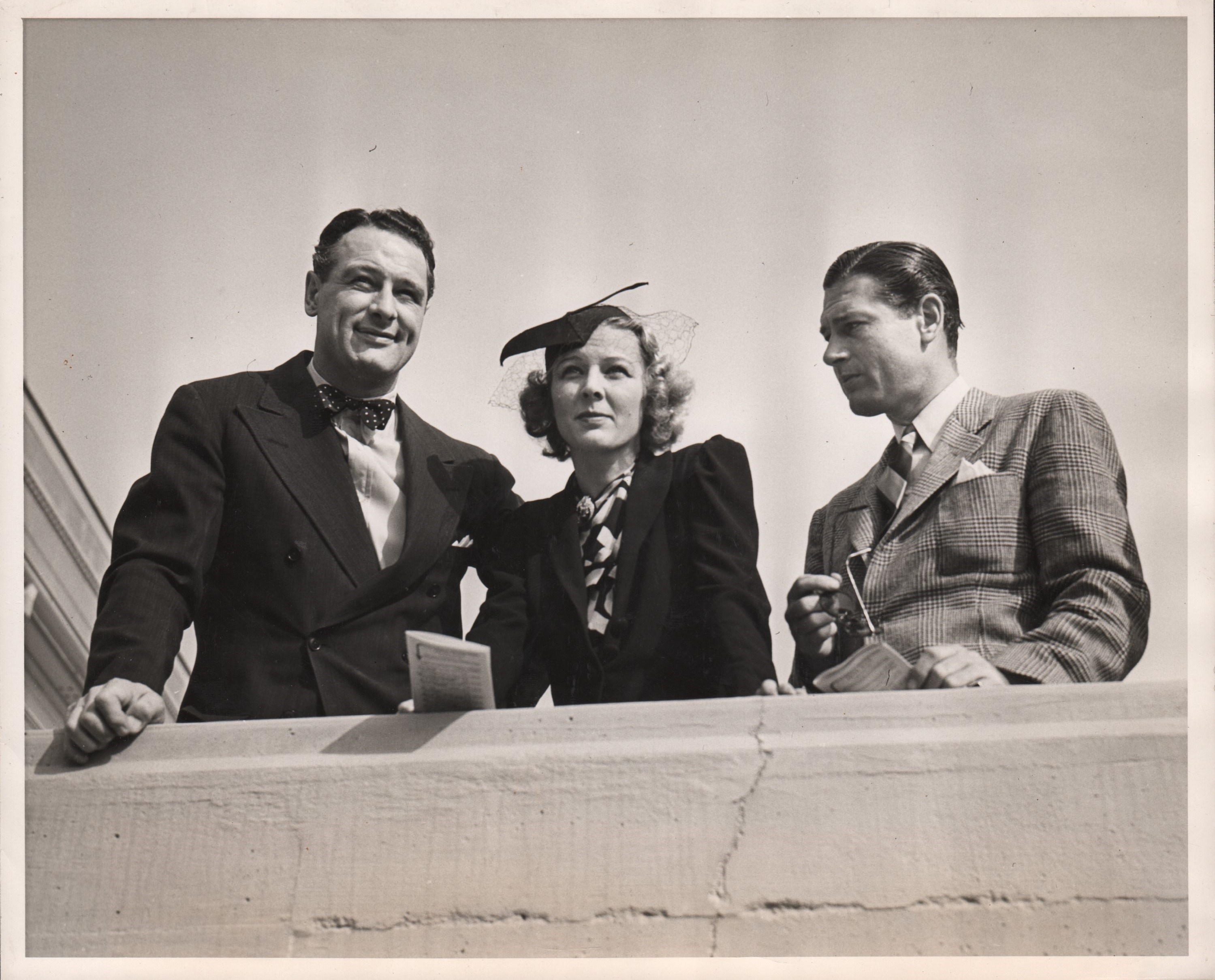 - 1937 Lou Gehrig Type I Photo with Florence Rice and Richard Arlen