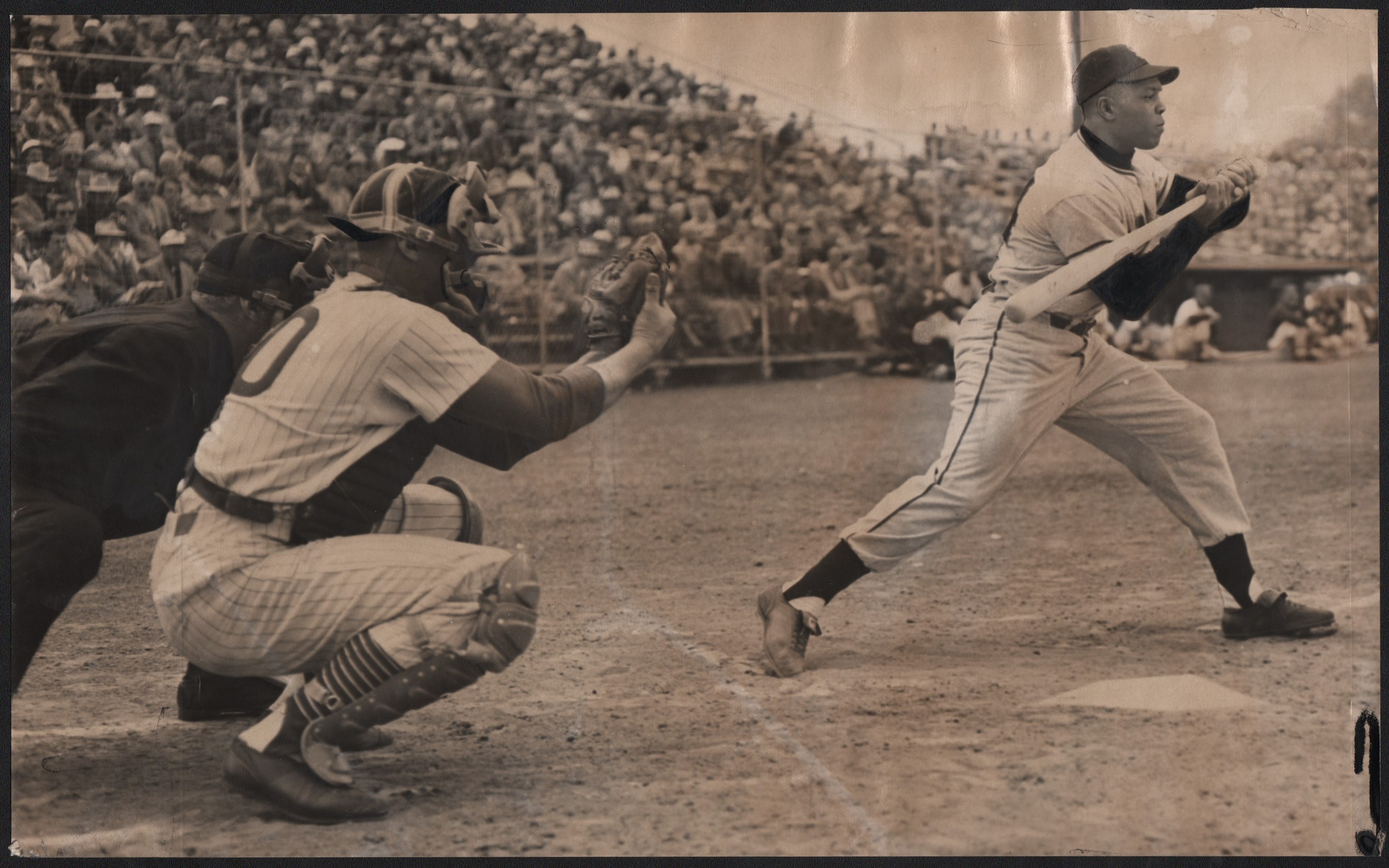 Vintage Sports Photographs - 1958 Willie Mays First Ever Game As "San Francisco" Giant Photograph