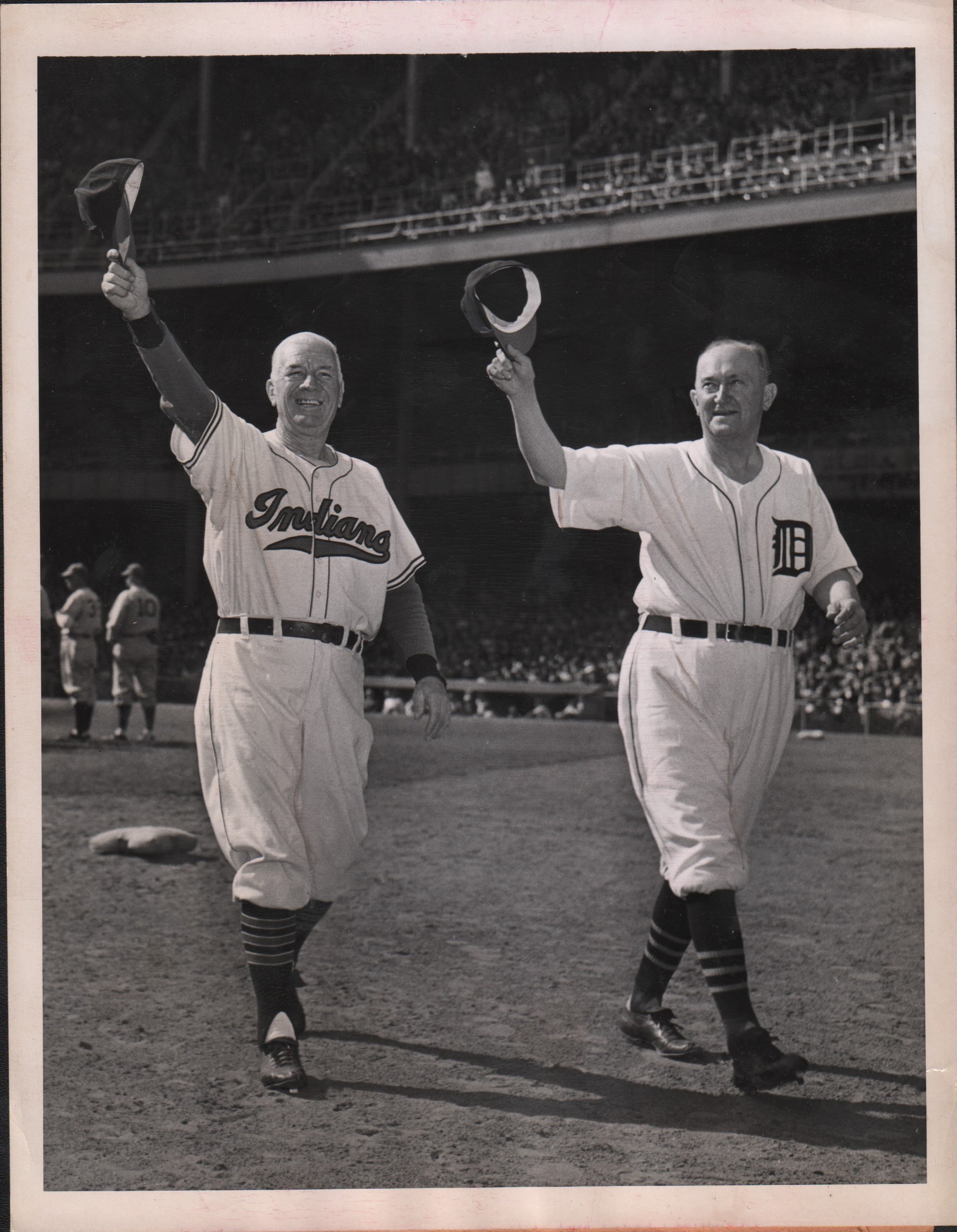 - 1947 Ty Cobb Tris Speaker Old Timers Game Type I Photograph