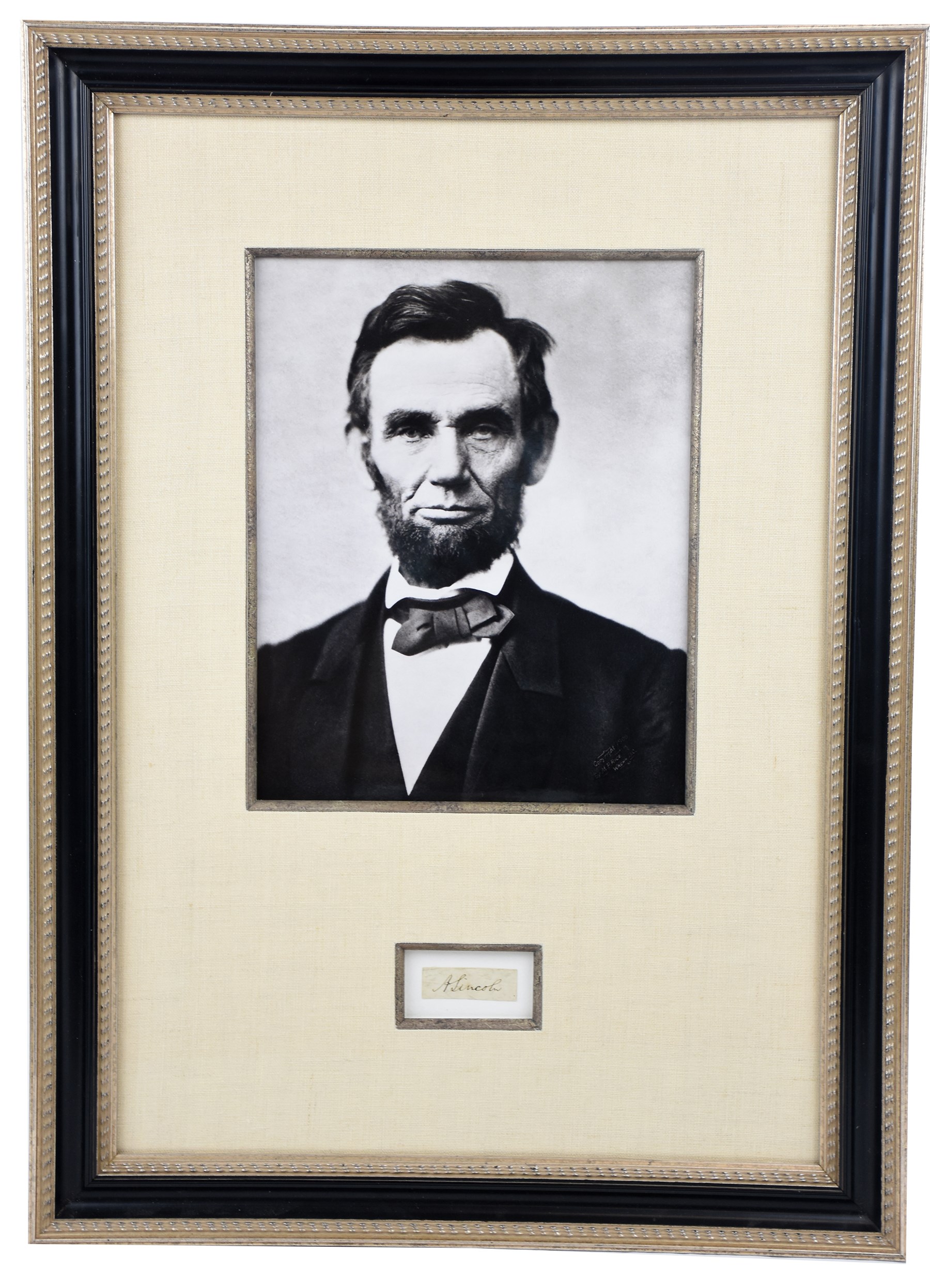 - Beautiful Abraham Lincoln Signature