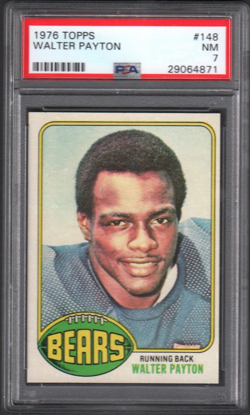 - 1976 Topps Football Complete Set (528) with Walter Payton RC (PSA NM 7)