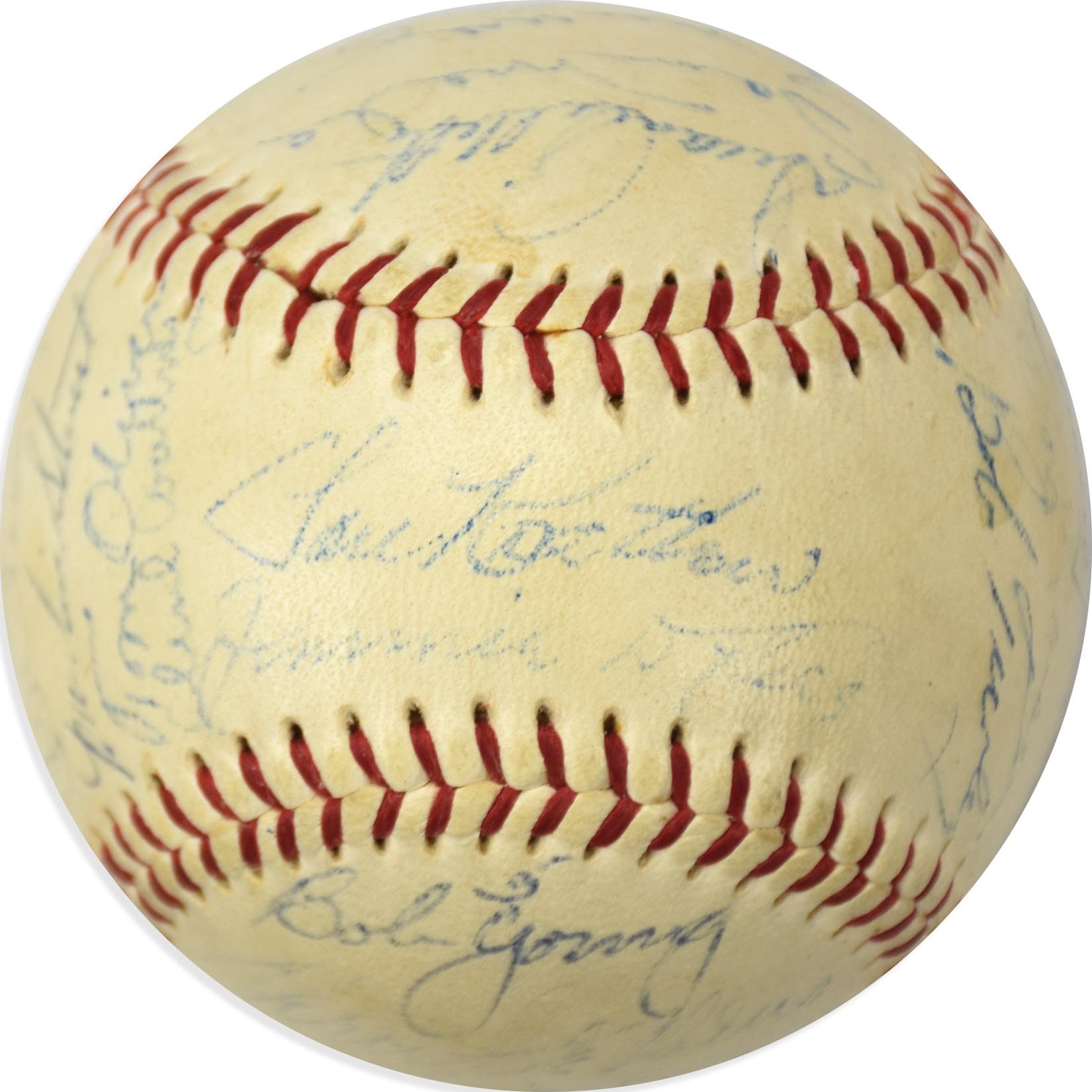Baseball Autographs - 1954 Baltimore Orioles Team-Signed Baseball - First Year In Major Leagues (PSA)