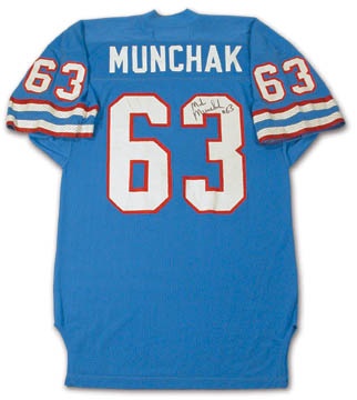 Football - 1985 Mike Munchak Game Worn Jersey