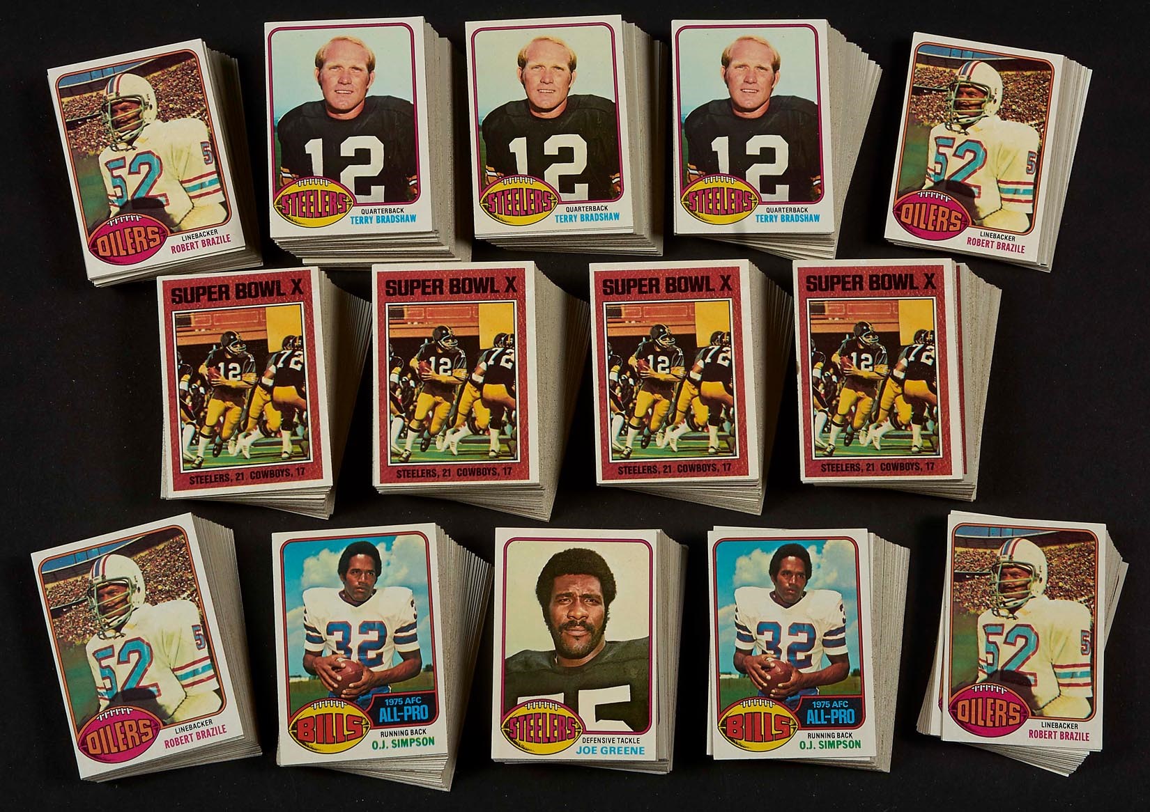 - Monster Collection of HIGH GRADE 1976 Topps Football Cards (125,000+)