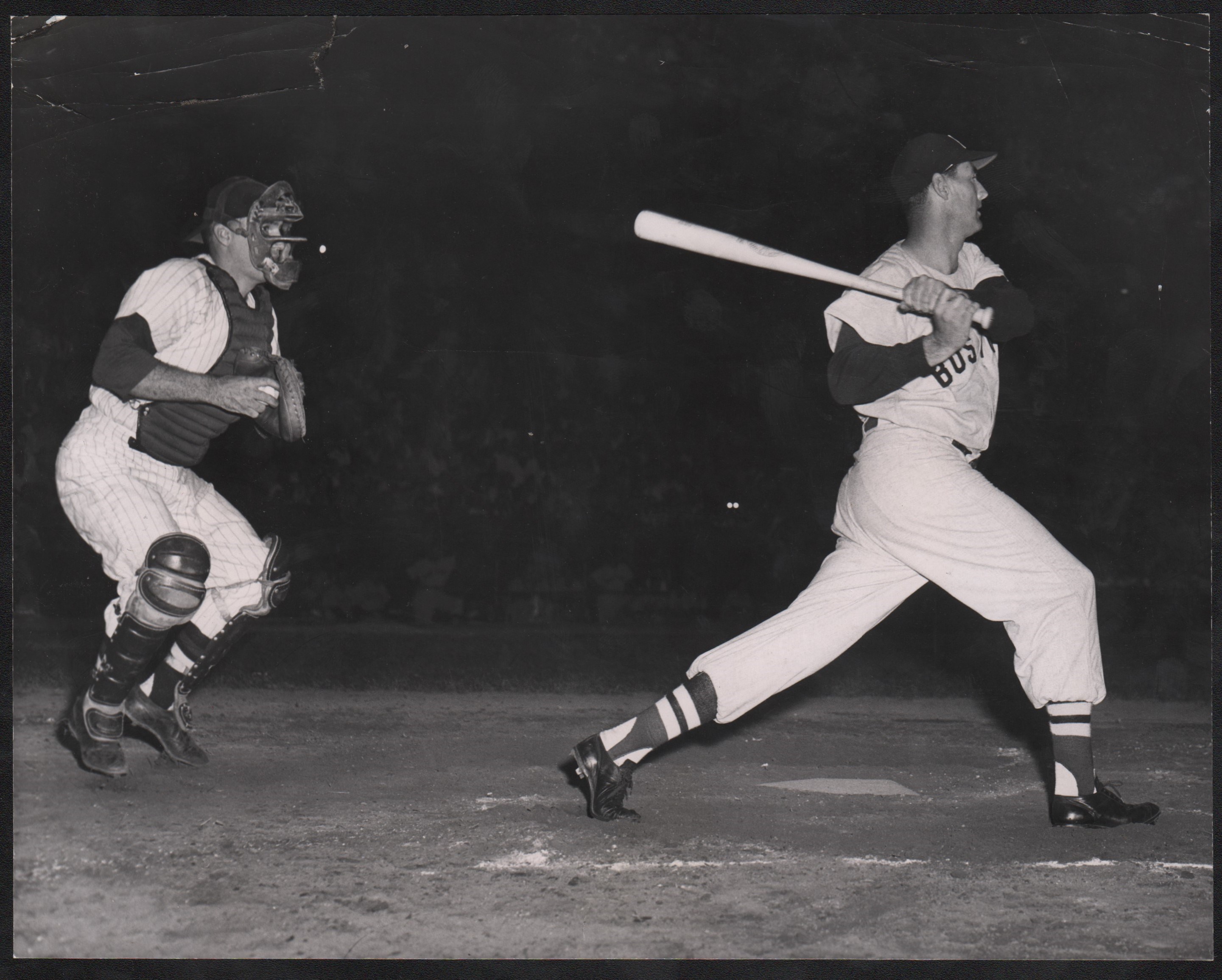 Baseball Photographs - 1953 Ted Williams "Strike Three" Type I Photograph