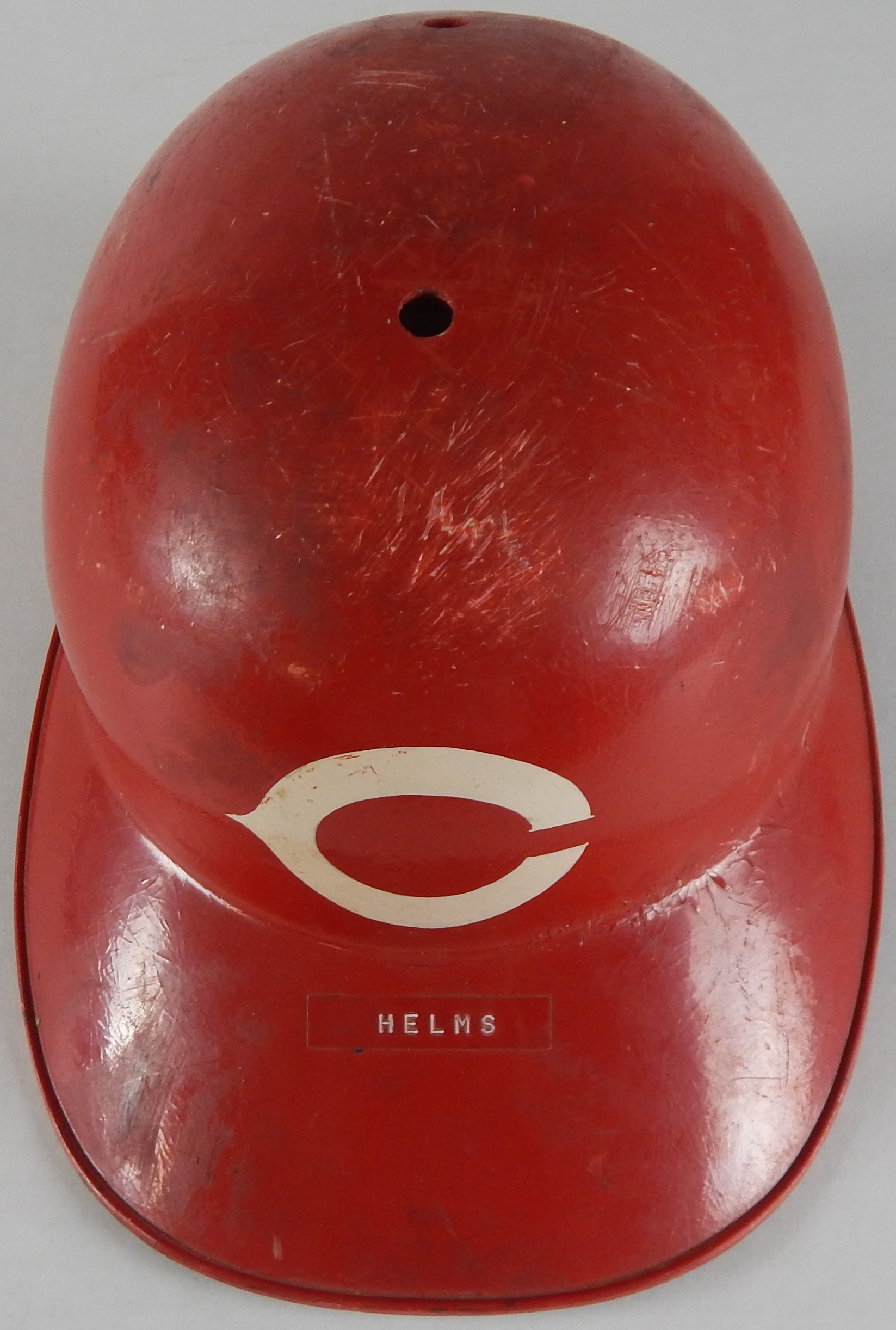 Late 1960s Game Used Tommy Helms Batting Helmet From the Bernie Stowe Collection
