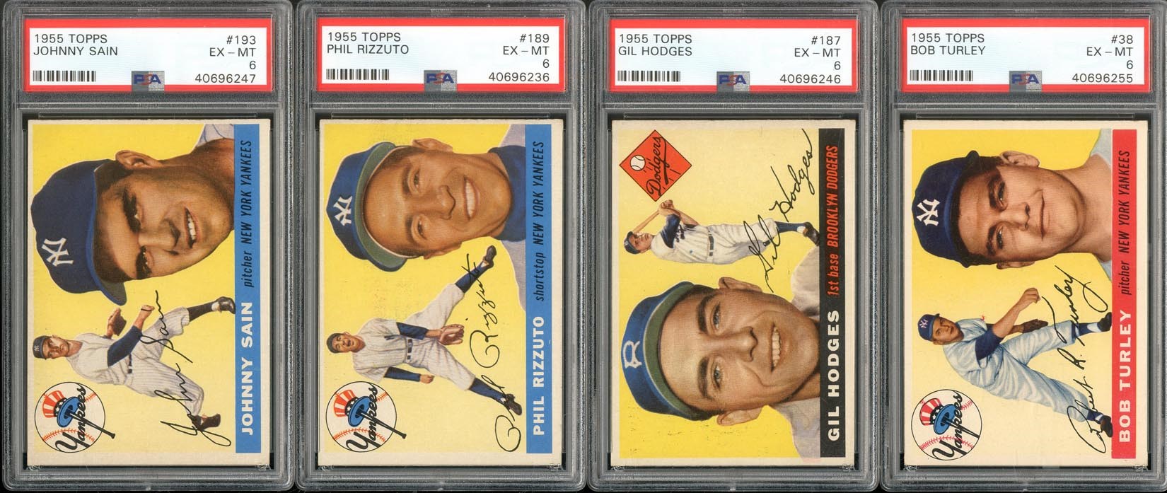 Baseball and Trading Cards - 1955 Topps PSA Graded Collection (31)