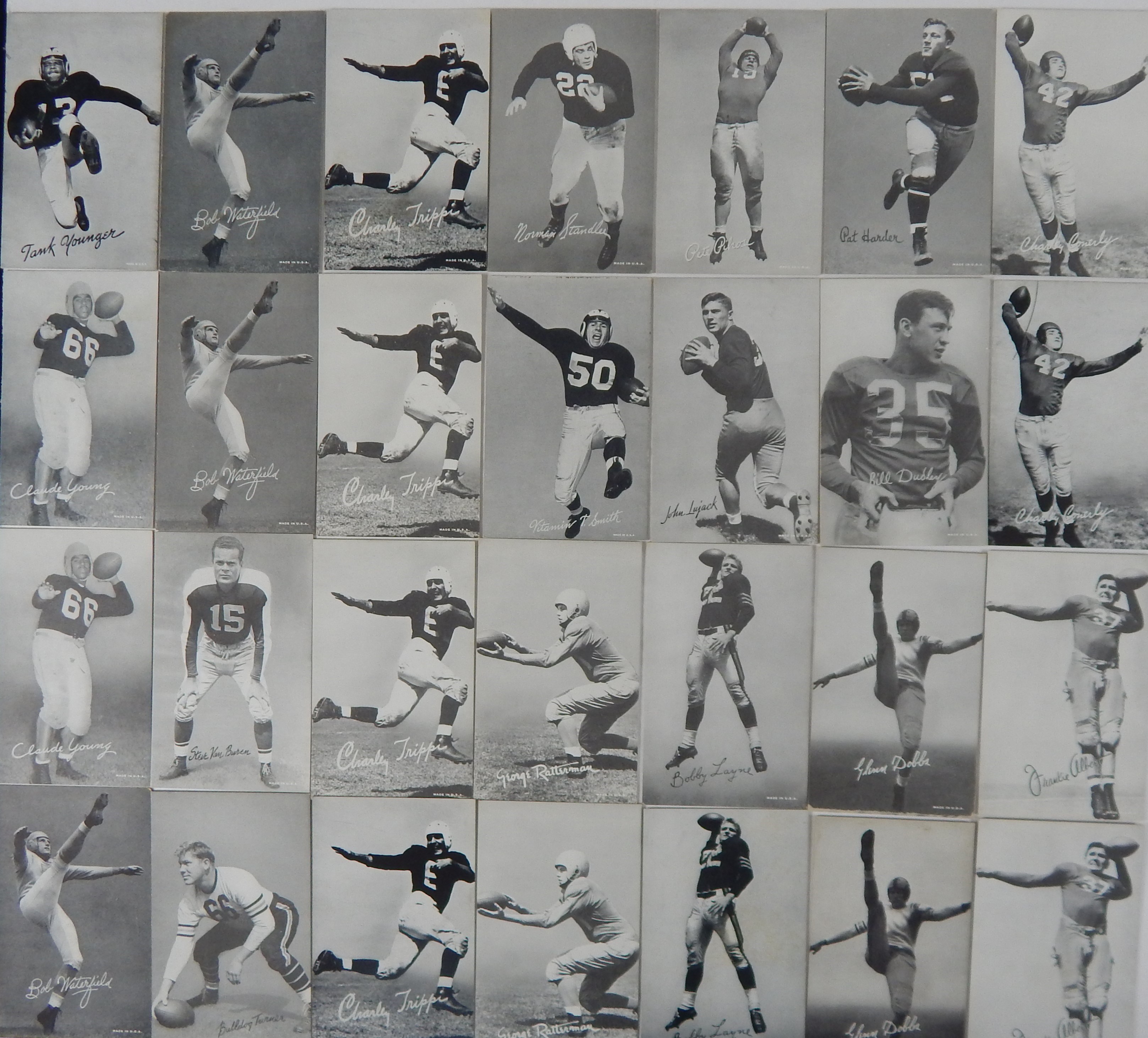 Football Cards - 1950s Football Exhibit Collection (28)