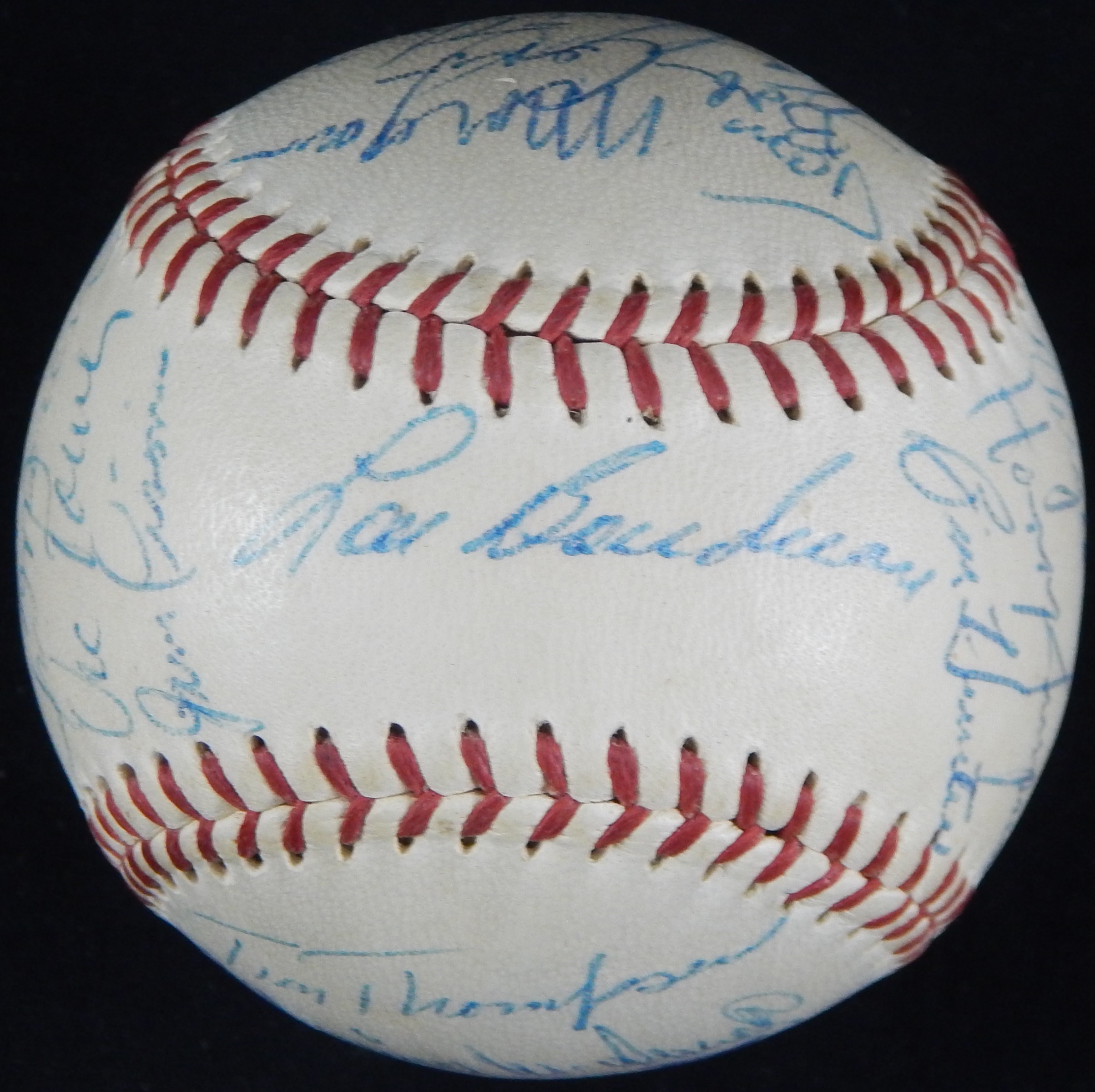 1957 Kansas City Athletics Team Signed Baseball - JSA LOA
