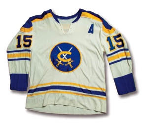The AHL Collection - 1973-74 Cincinnati Swords Joe Robertson Game Worn Jersey